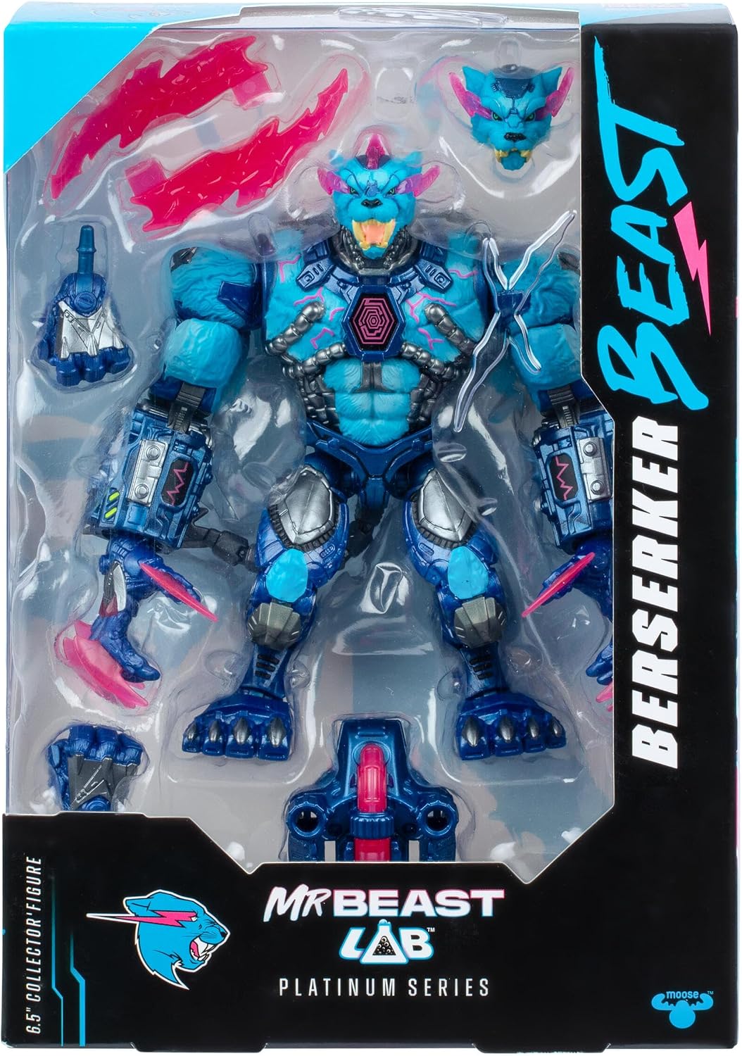 Thumbnail 1 de MRBEAST LAB 24954 プラチナシリーズ 6インチ Berzerker Beast 可動フィギュア
