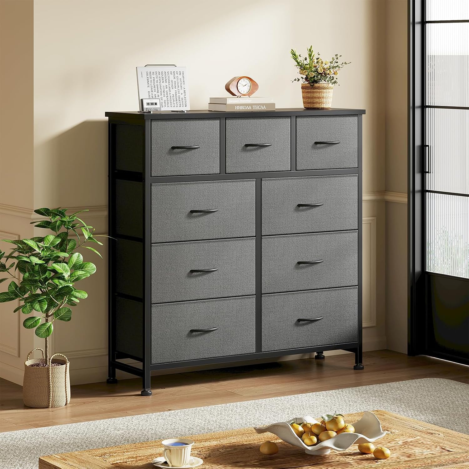 Detalle 2 de DUMOS Fabric Dresser, 9 Drawers