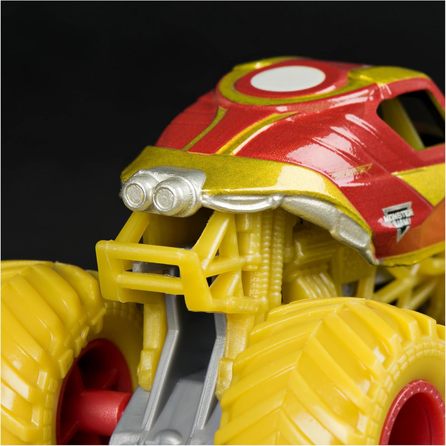 Detalle de Monster Jam – Coffret de 5 véhicules Die-Cast 1:64 Marvel (5 trucks officiels) pour collection