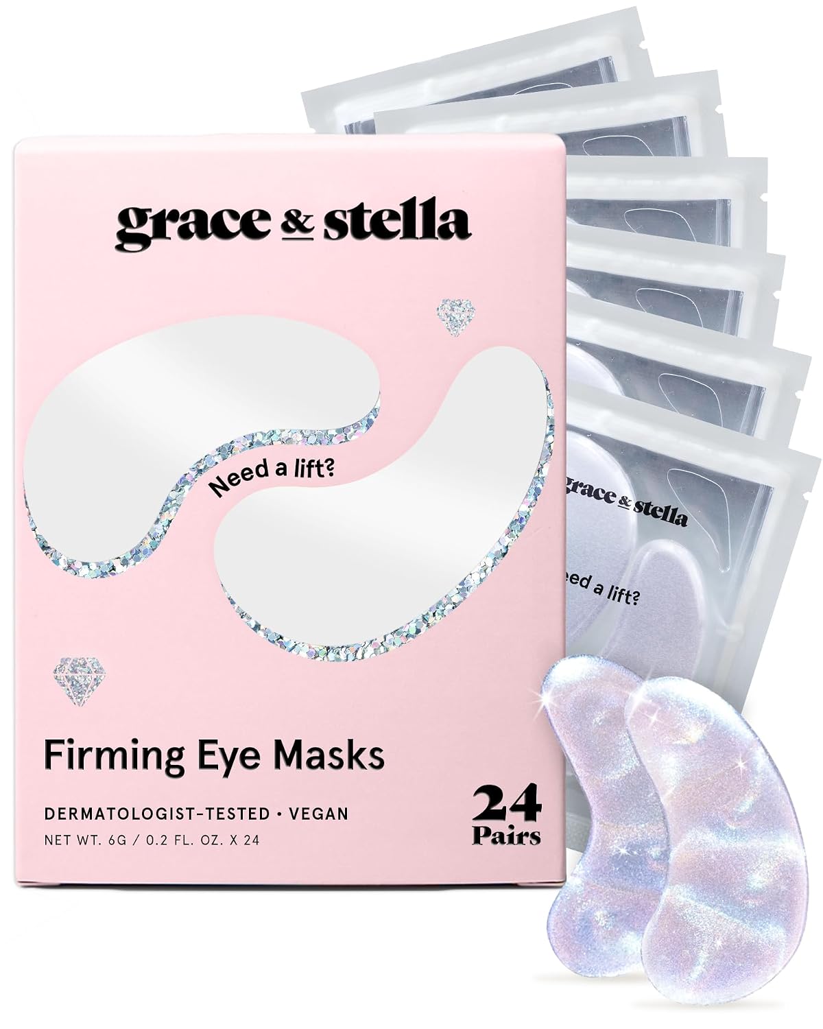 Detalle de grace & stella Peptide Under Eye Patches 24 Pairs