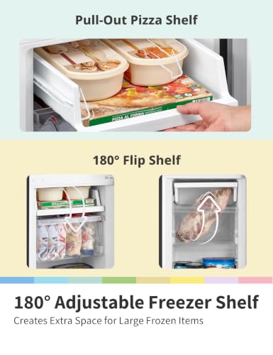 Thumbnail 6 de COMFEE' 174L Freestanding Fridge Freezer (RCB169BL2UK(E))