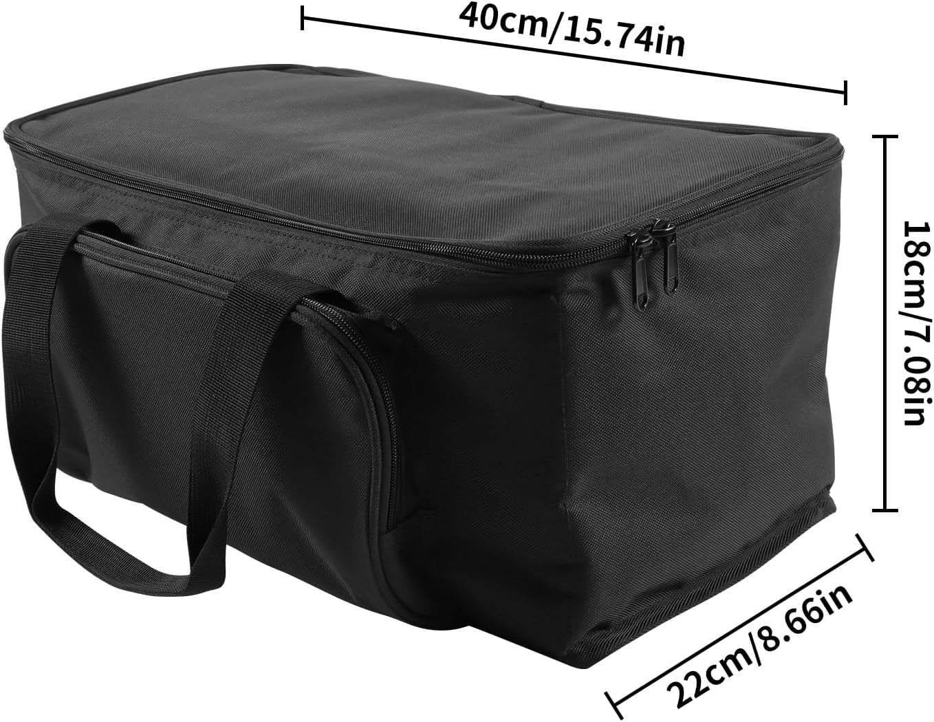 Thumbnail 5 de ZonQoonz Pak Bag für 4 LED Par – wasserdichte PVC-Transporttasche mit 4 Fächern