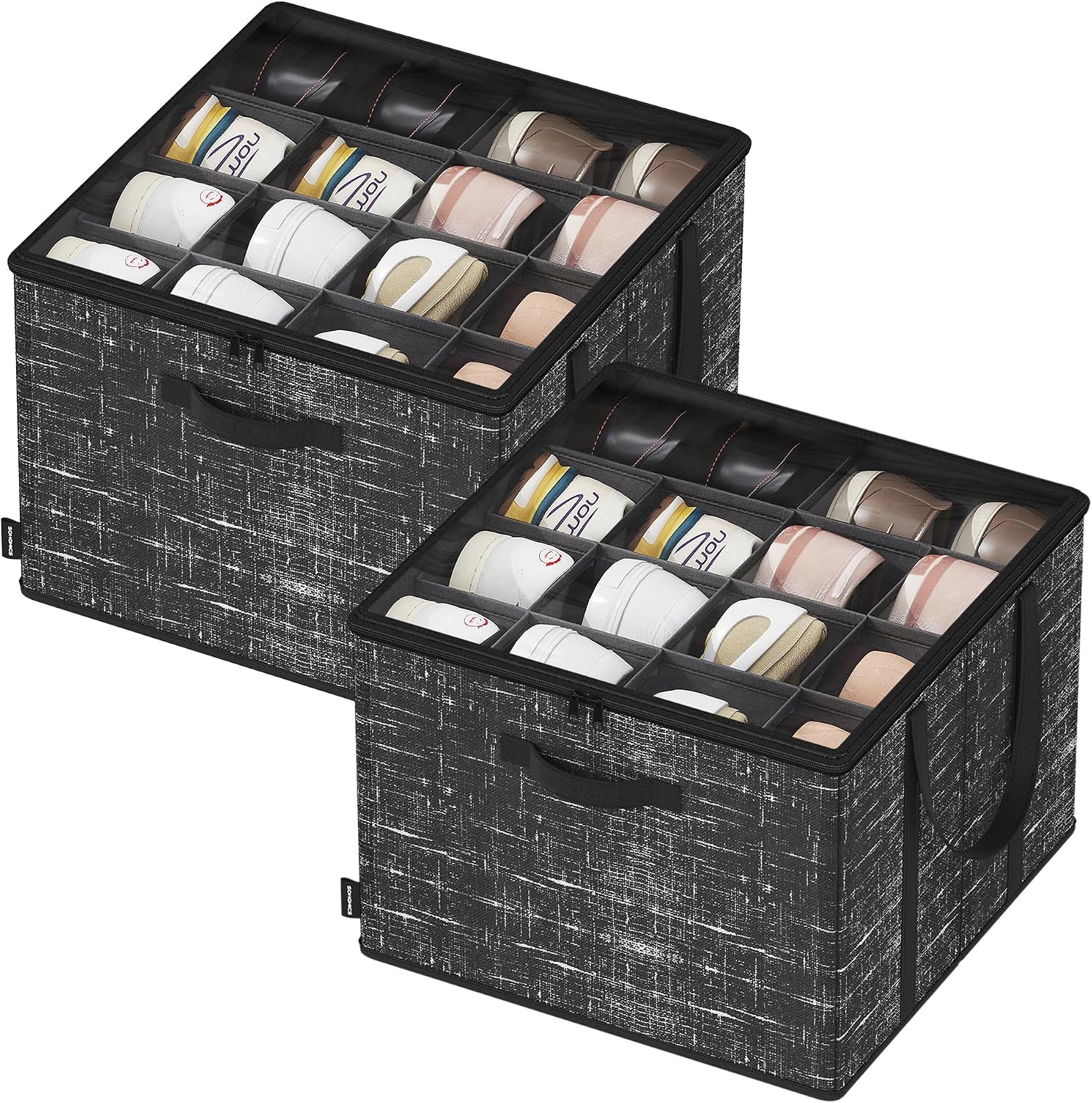 Detalle de SONGMICS Organizer Scarpe Set 2 x 16 paia