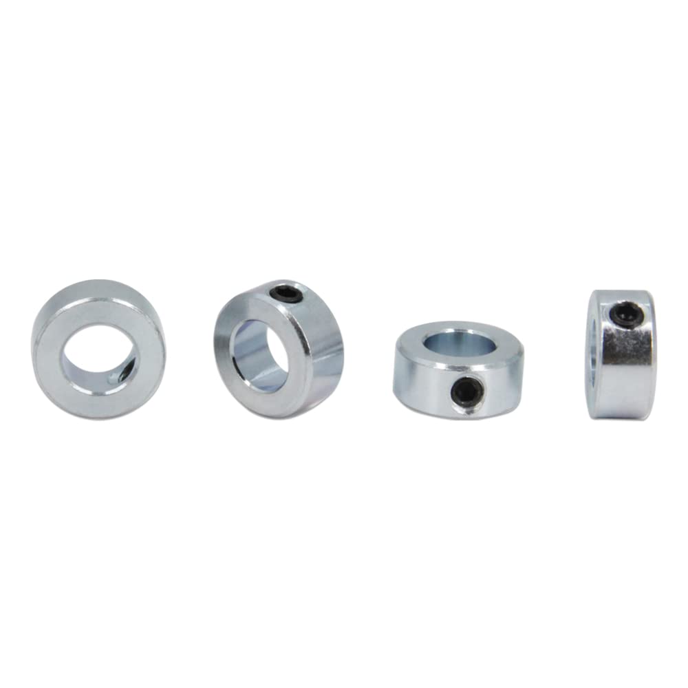 Thumbnail 4 de Zeberoxyz 4Stück 5/8" Bohrungs-Wellenmanschetten-Set | verzinkter Stahl, 1-1/8" Außen, 1/2" Breite