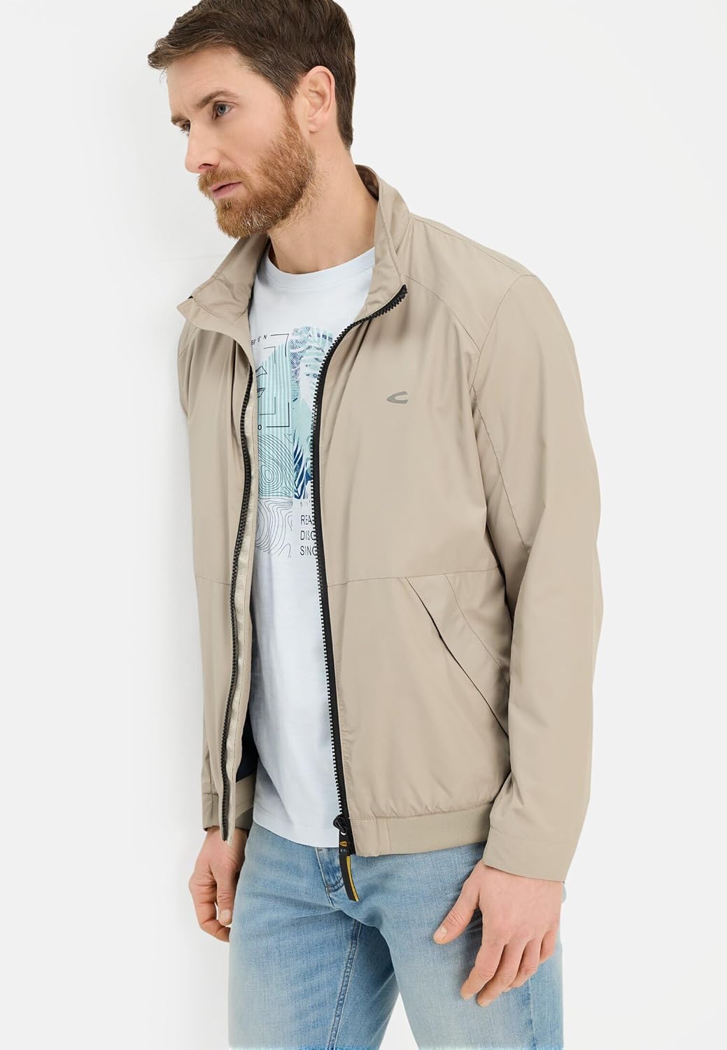 Detalle de Camel Active 409700-7t17 T-Shirt Homme — simplicité et confort pour le quotidien
