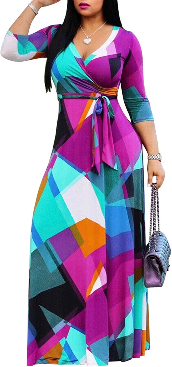 Detalle 2 de FANDEE V-Neck Maxi Dress for Summer