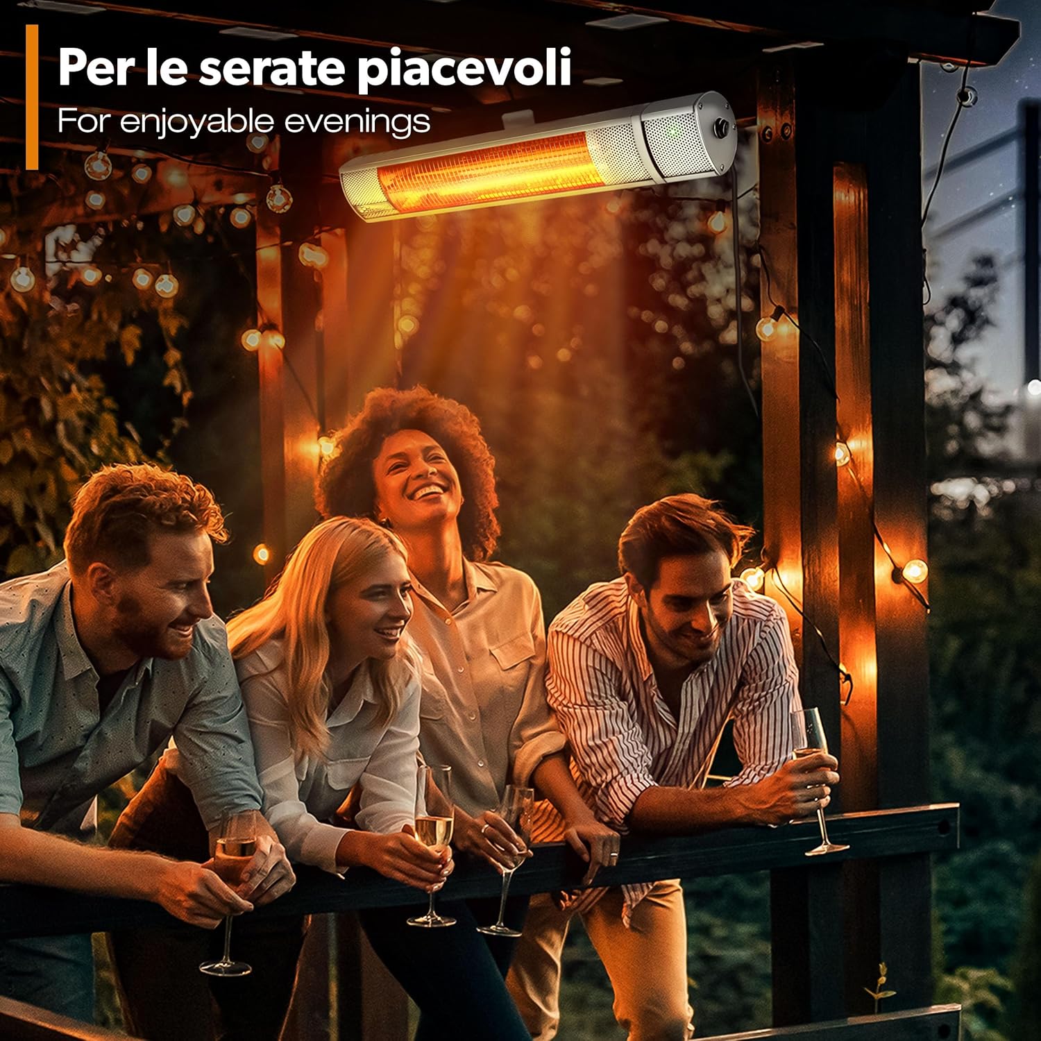 Thumbnail 5 de TRESKO Stufa a Infrarossi 2000W per esterni