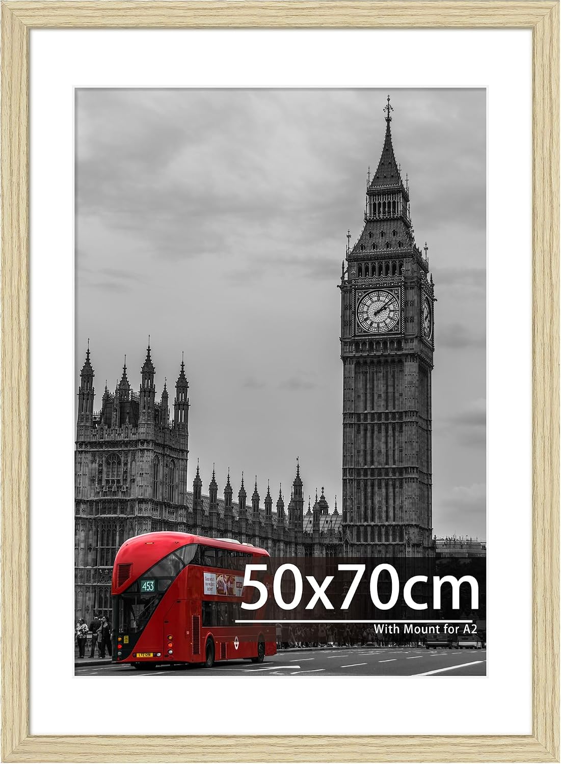 Detalle de Tinkeps 50 x 70cm oak picture frame