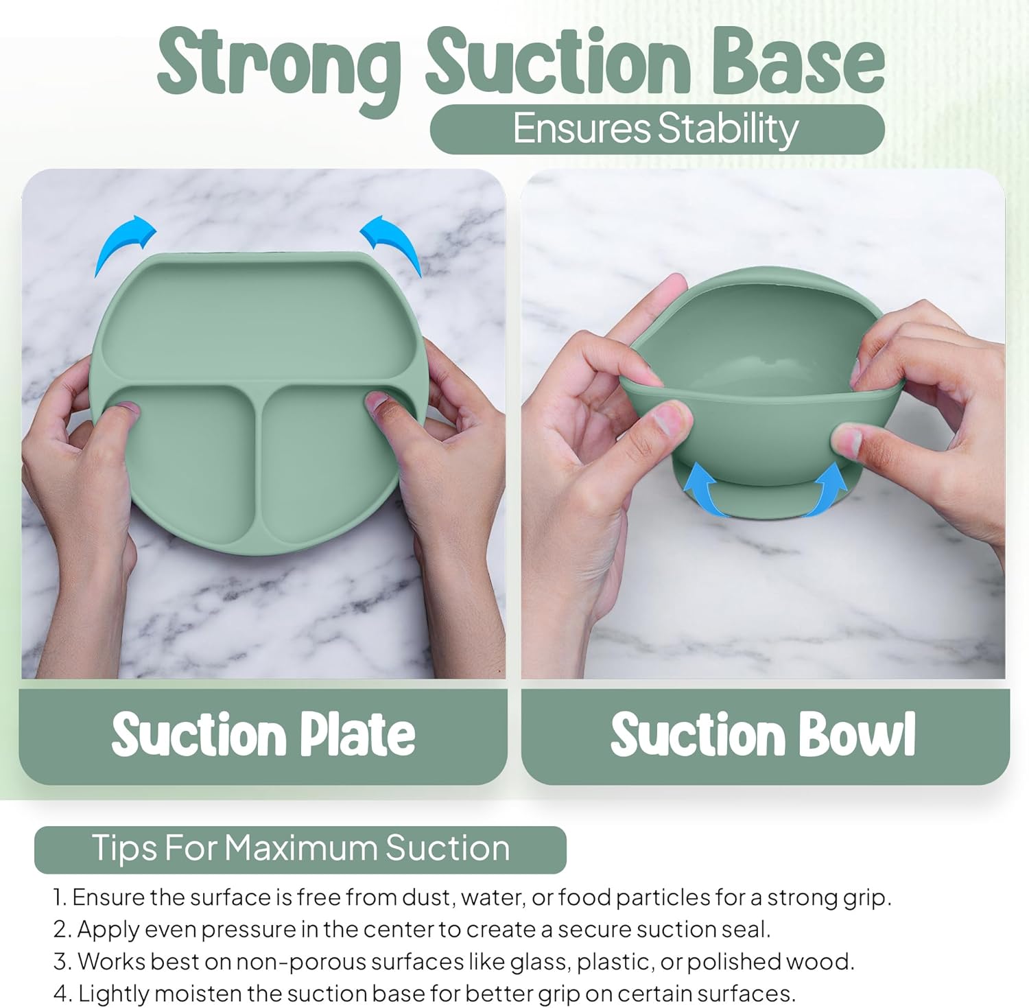 Detalle de O'doe 11-Piece Baby Weaning Set Green