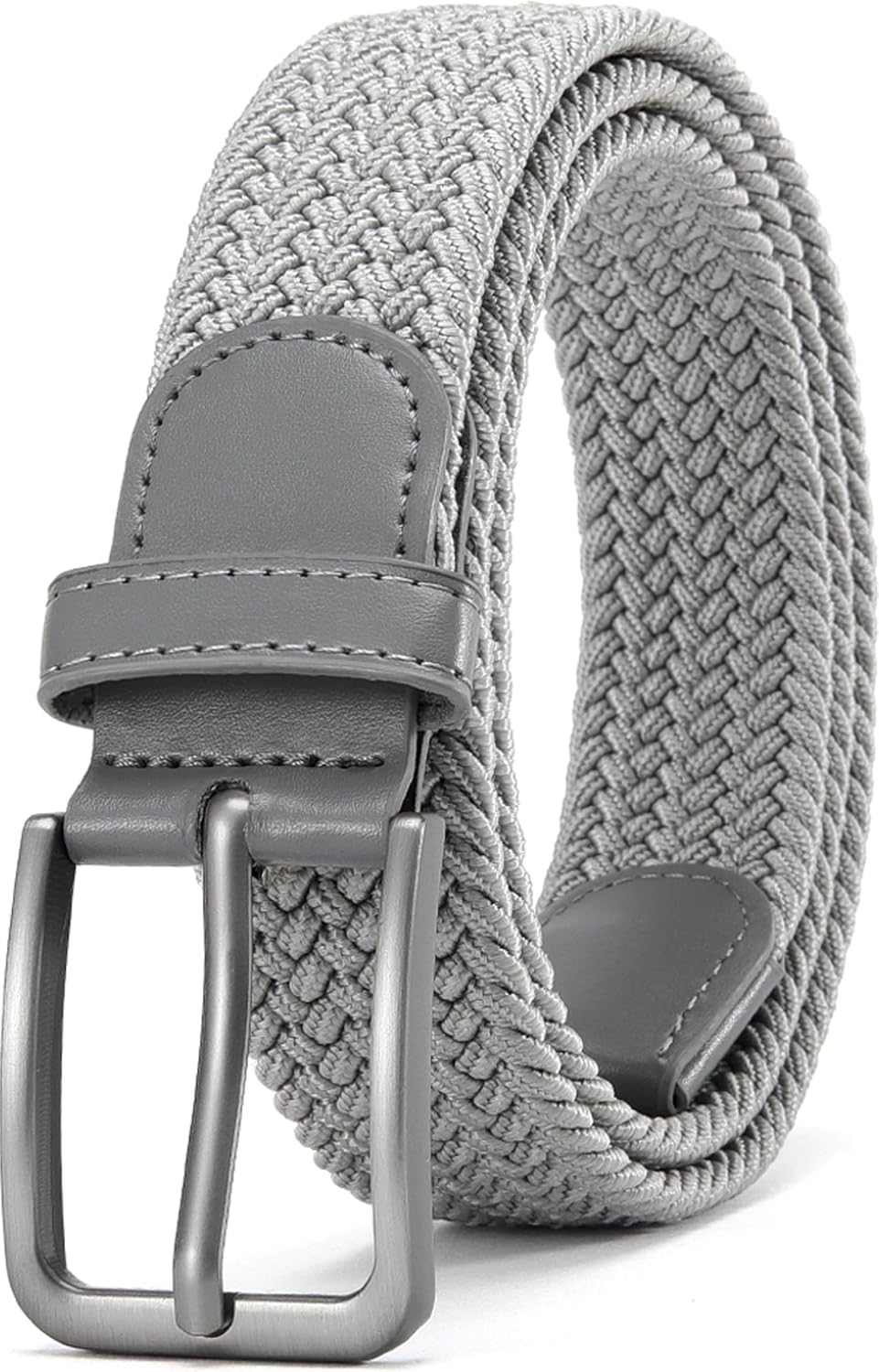 Detalle de DOOPAI Men's Braided Stretch Belt, 1 3/8-Inch Wide