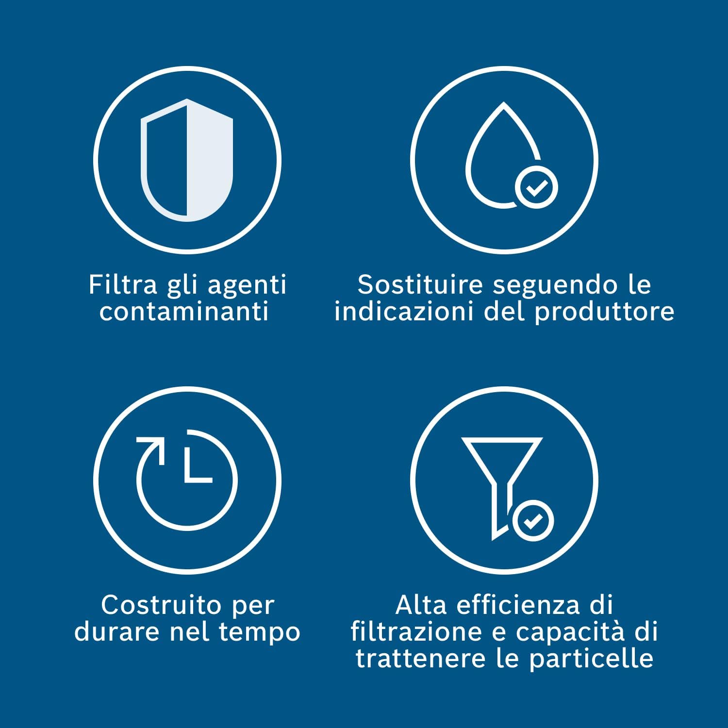 Thumbnail 3 de Bosch N0008 Filtro Diesel per Auto: separa particelle e acqua per proteggere l’impianto di iniezione