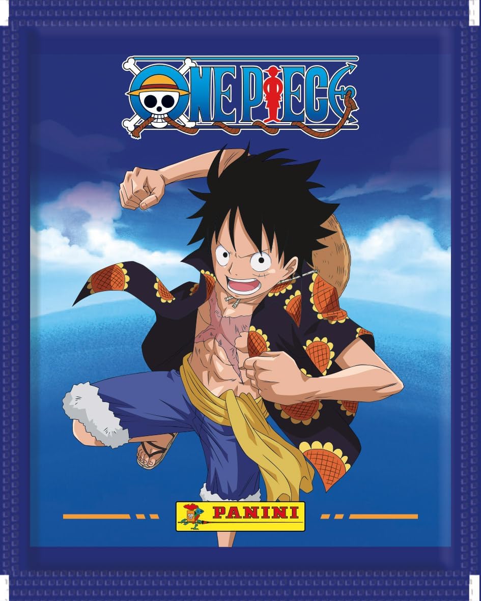 Detalle 2 de Panini One Piece Road to EGGHEAD Blister: 12 tasche + 1 omaggio di adesivi