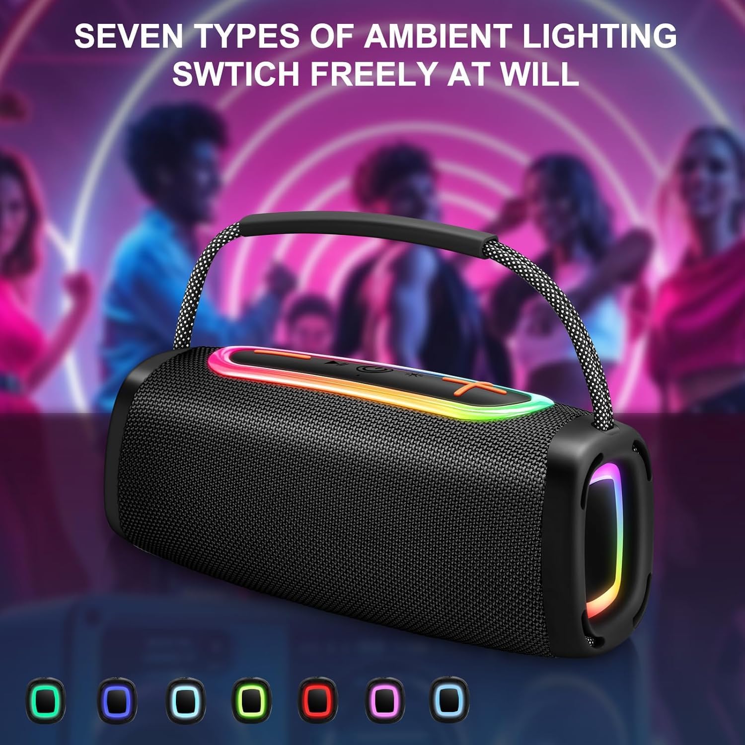 Thumbnail 1 de Bluetooth Speaker 6000mAh Portable with 36‑Hour Playtime 🔊
