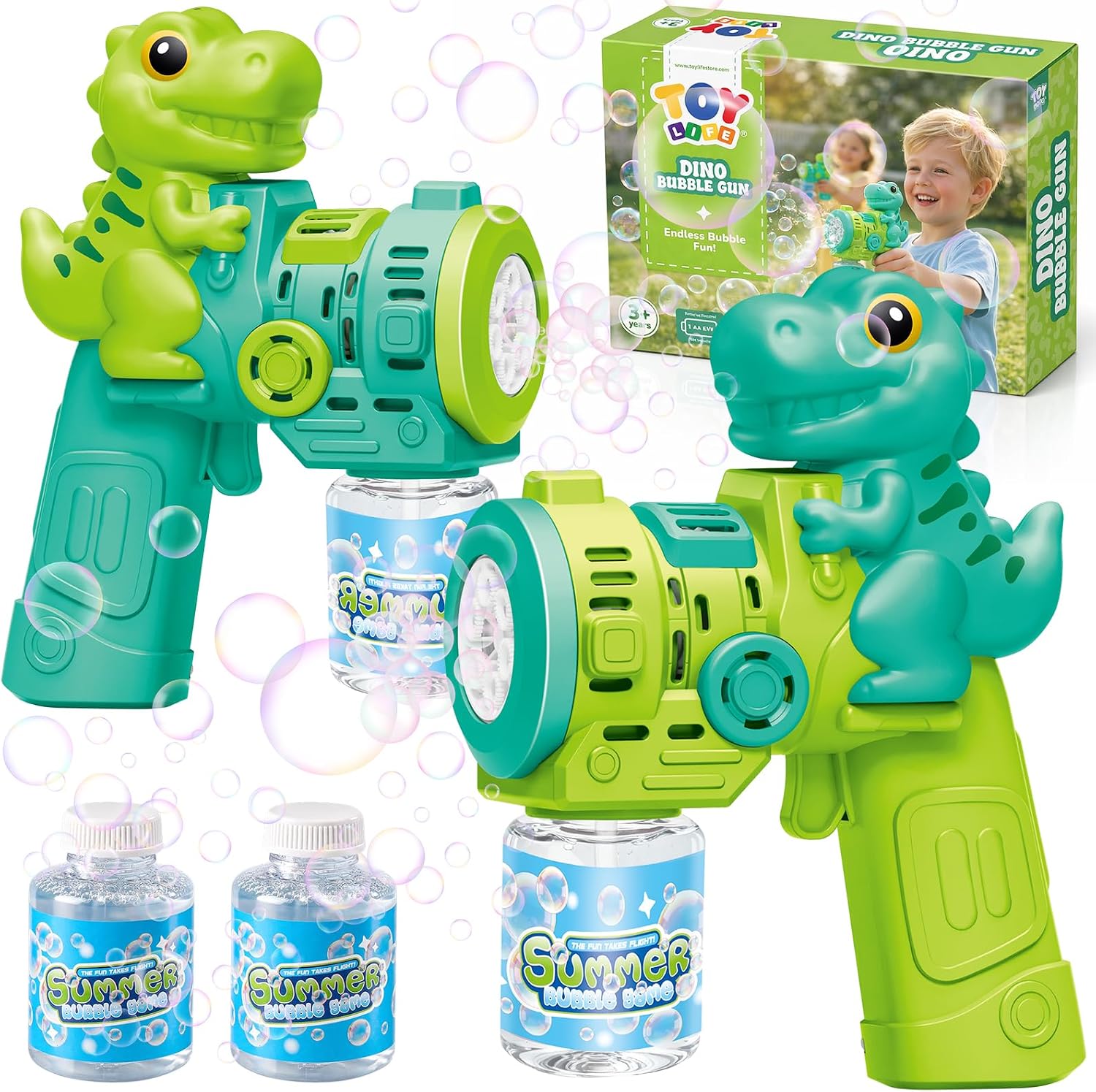 Detalle de TOY Life Bubble Guns 2-Pack