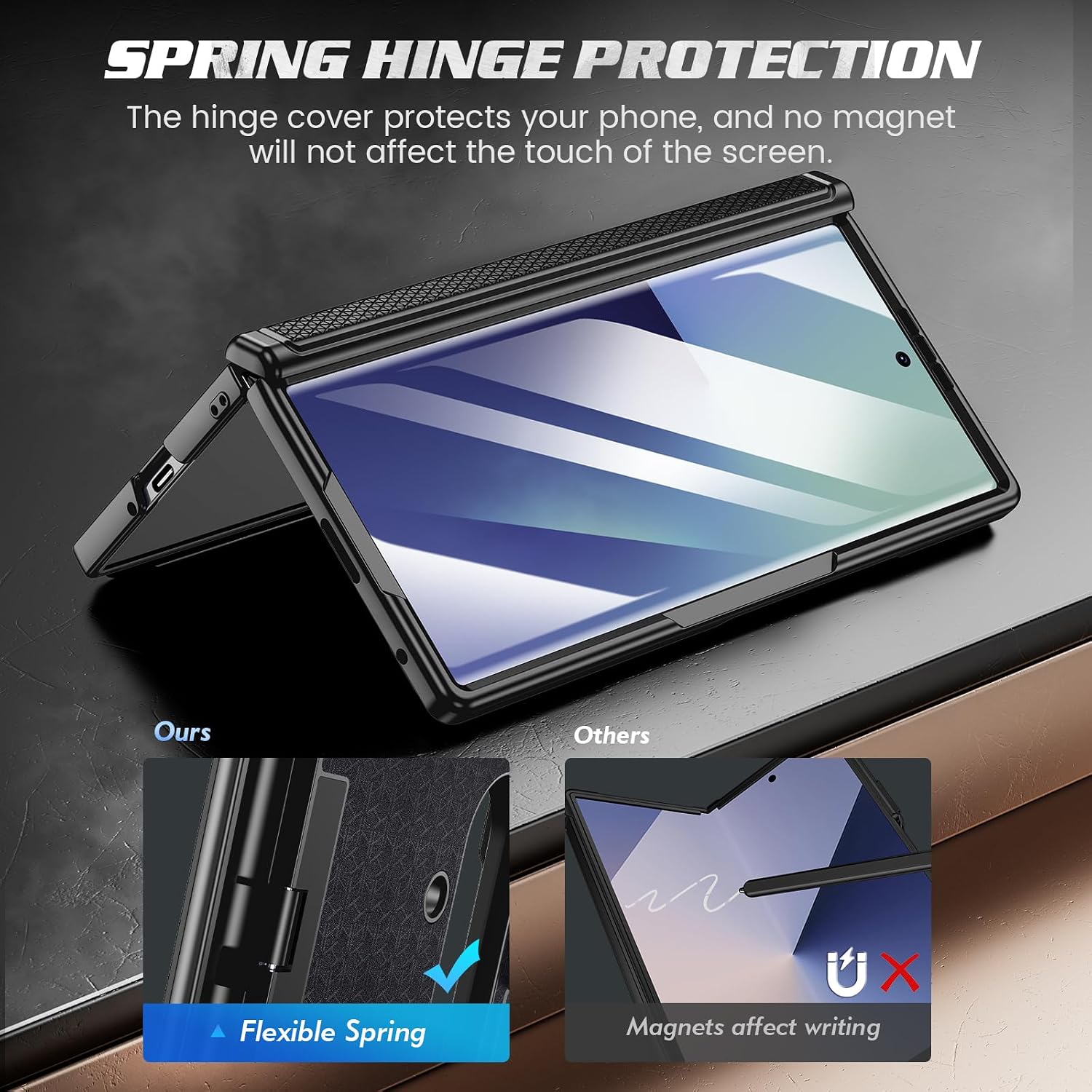 Thumbnail 5 de Doeshine Samsung Galaxy Z Fold7 case with 360° ring 360°