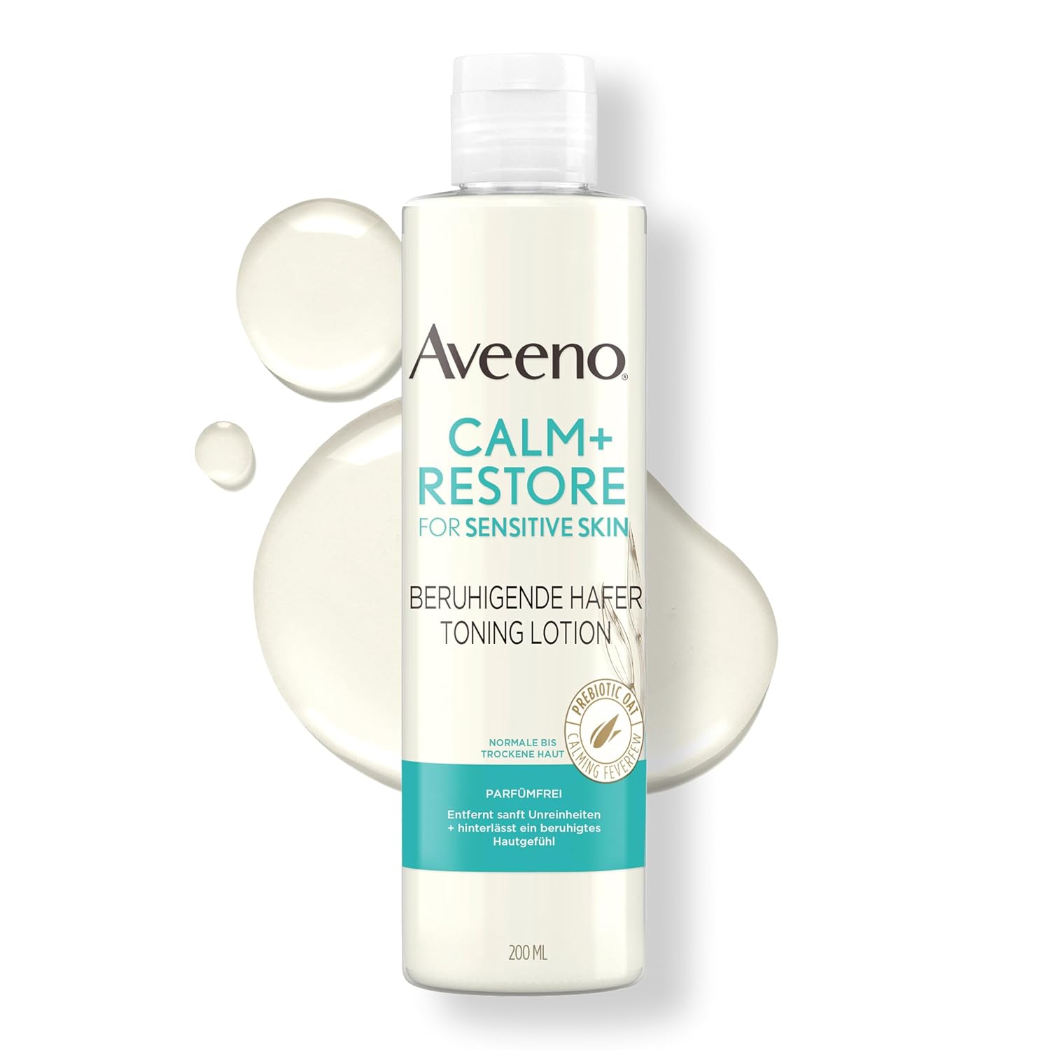 Thumbnail 6 de Aveeno CALM+RESTORE Gesichtsreiniger mit präbiotischem Hafer & Mutterkraut (200 ml) – sanfte Reinigung für sensible Haut