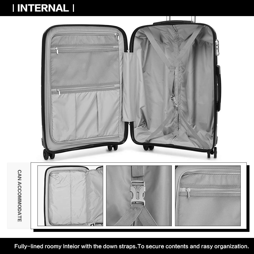 Detalle 1 de Kono Hard Shell 55cm Cabin Suitcase 38L