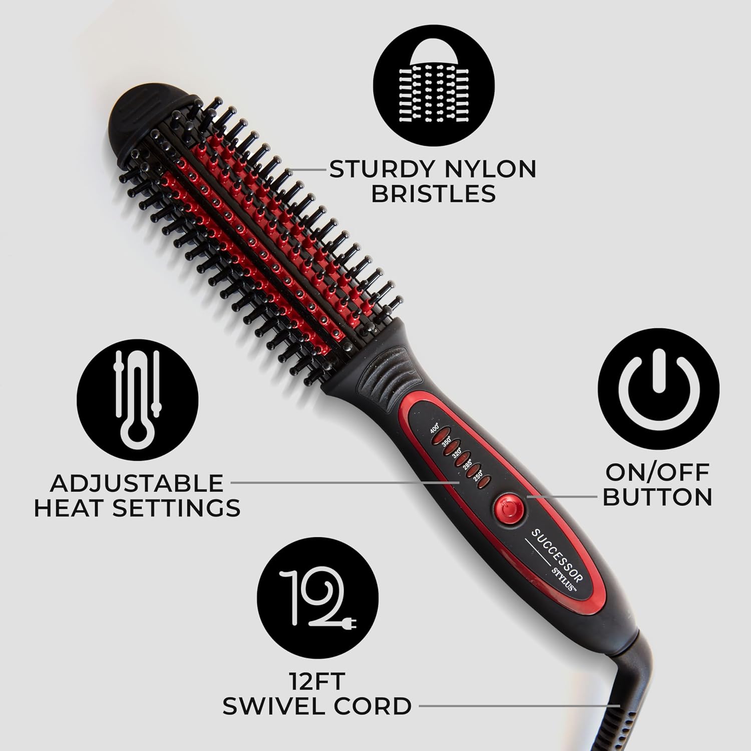 Detalle de FHI Heat Thermal Styling Brush with Tourmaline Ceramic