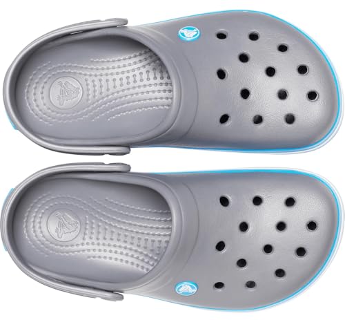 Thumbnail 6 de Crocs Unisex Crocband Clogs in Charcoal Ocean (UK size 5 Men / 6 Women)