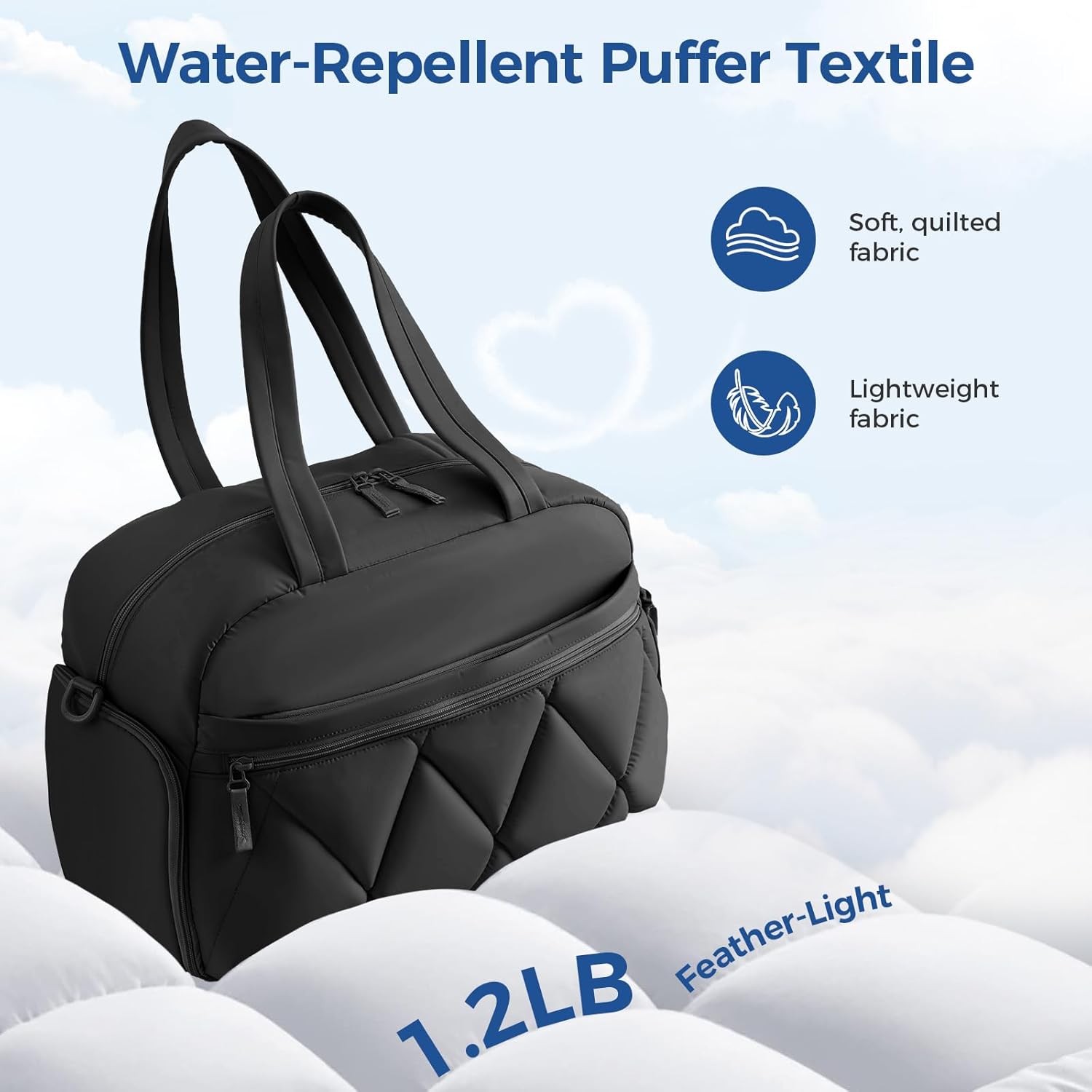 Thumbnail 4 de Lekespring Weekend Overnight Bag 25L waterproof holdall