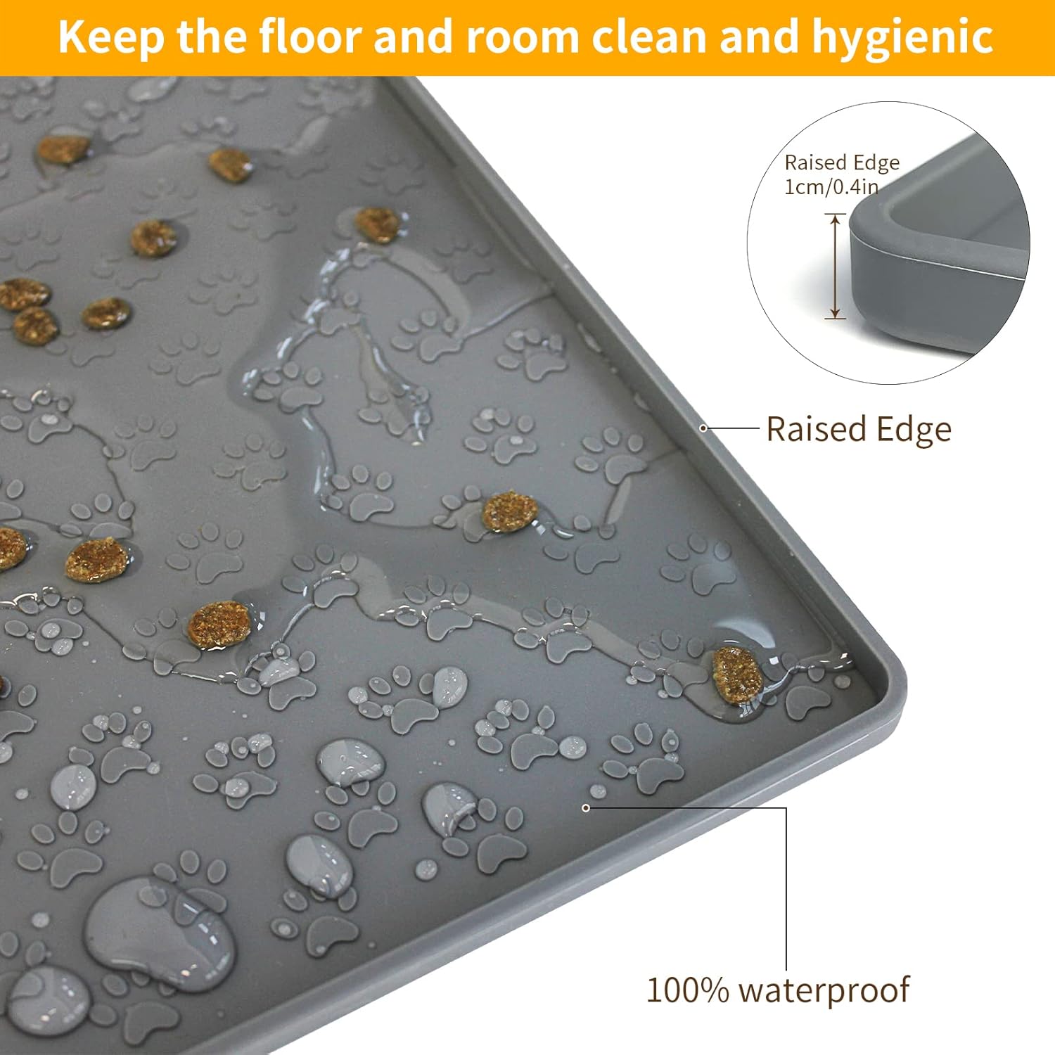 Thumbnail 5 de Ptlom Pet Placemat 18" Silicone Mat for Pets