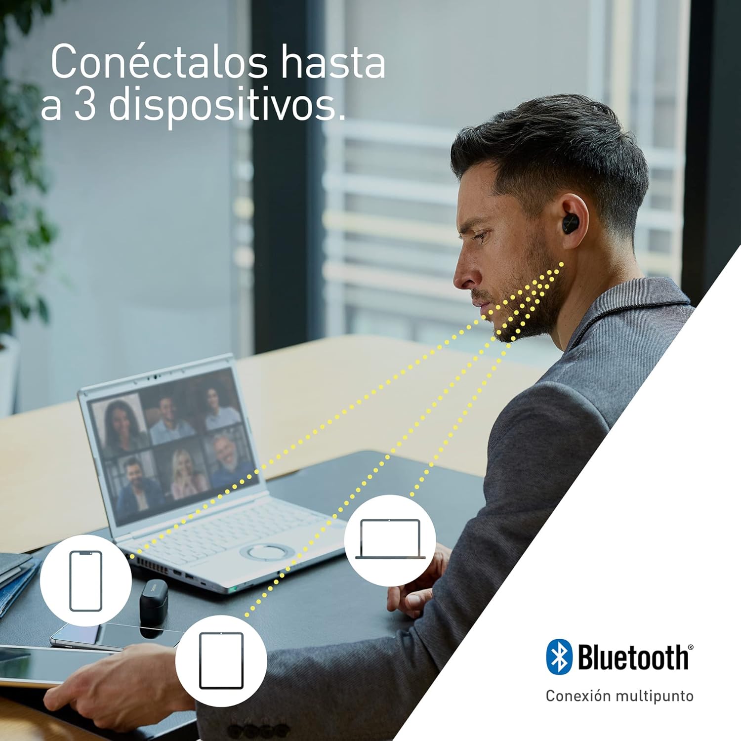 Thumbnail 8 de Technics EAH-AZ80E-A Auriculares Inalámbricos Bluetooth 🎧 Azul Medianoche