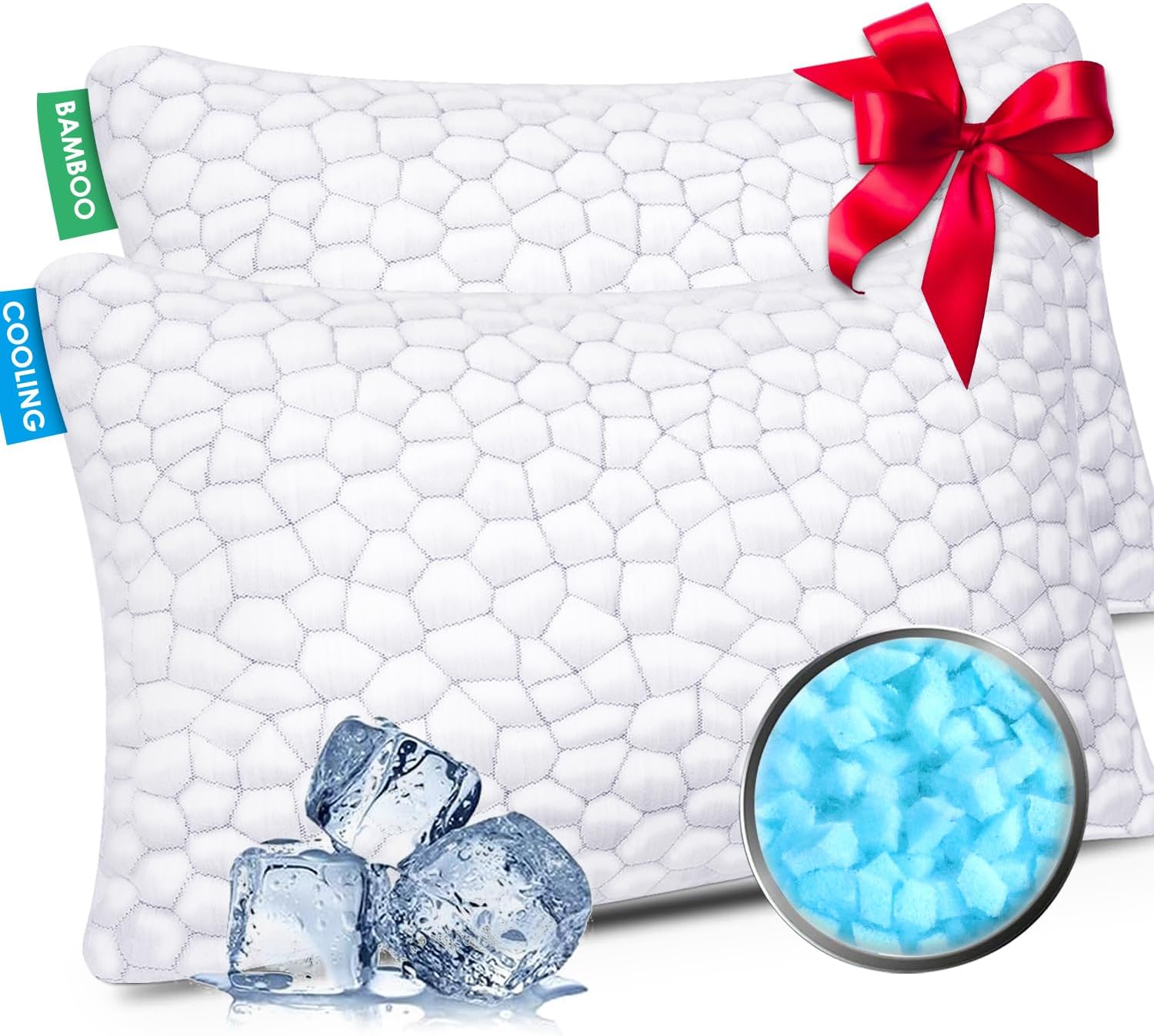 Detalle de Cooling Pillow Queen Set