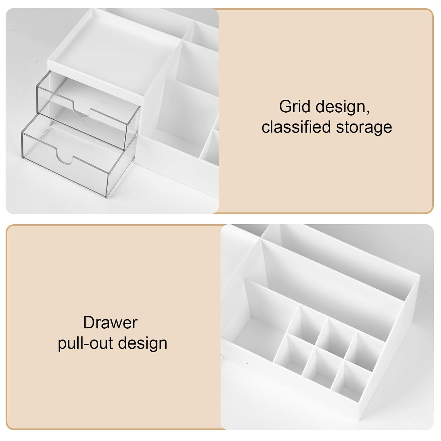 Thumbnail 3 de URAQT Make Up Organizer 2 Schubladen