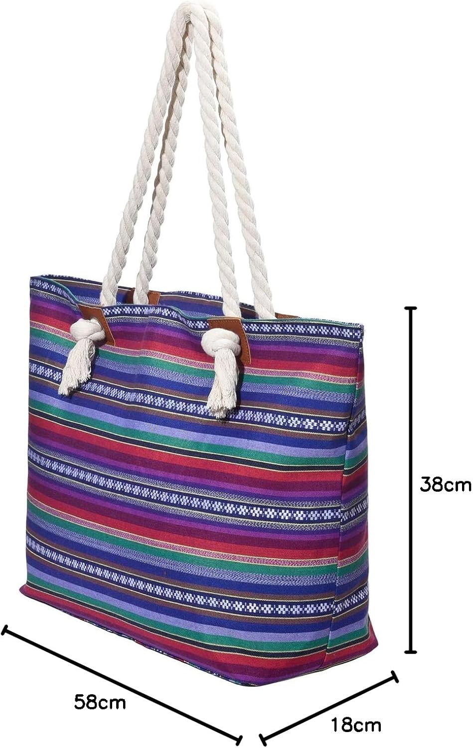 Thumbnail 6 de DonDon Grande borsa da spiaggia 58x38x18