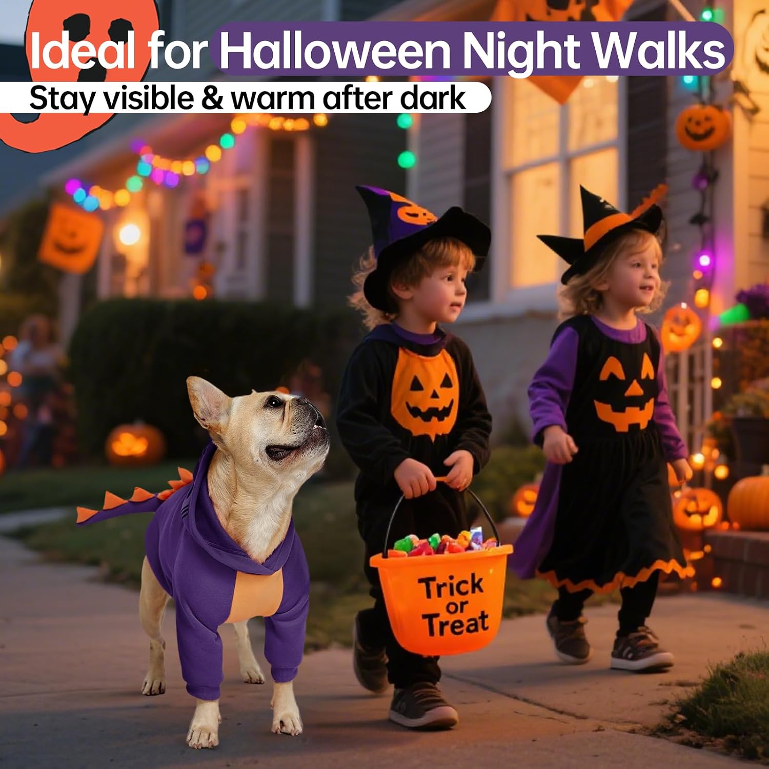 Thumbnail 5 de QBLEEV Dog Dinosaur Costume