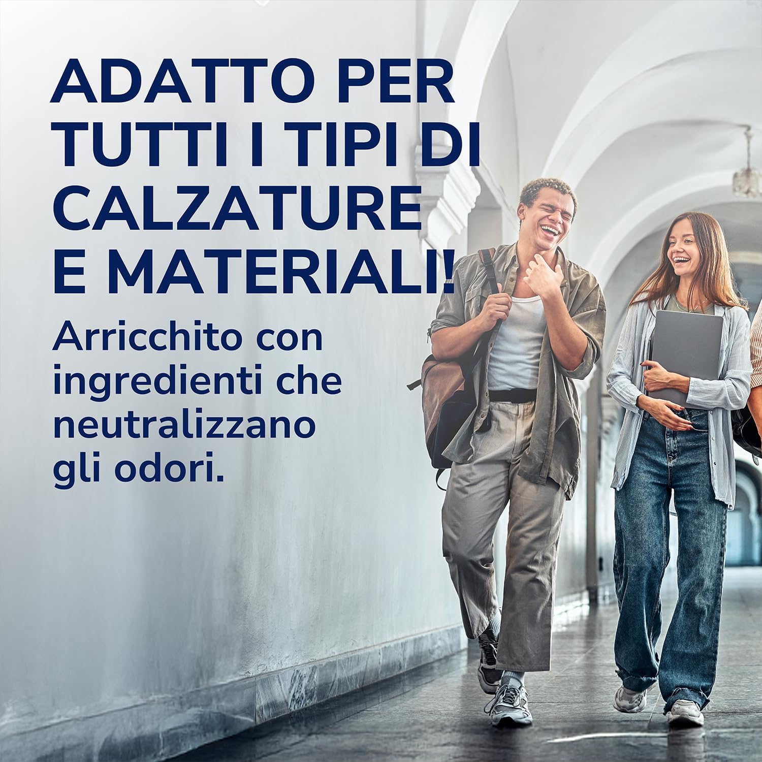 Detalle de Dr. Scholl's Deodorante Spray per Scarpe con Tecnologia Attiva: 3×150 ml per 48 h di freschezza