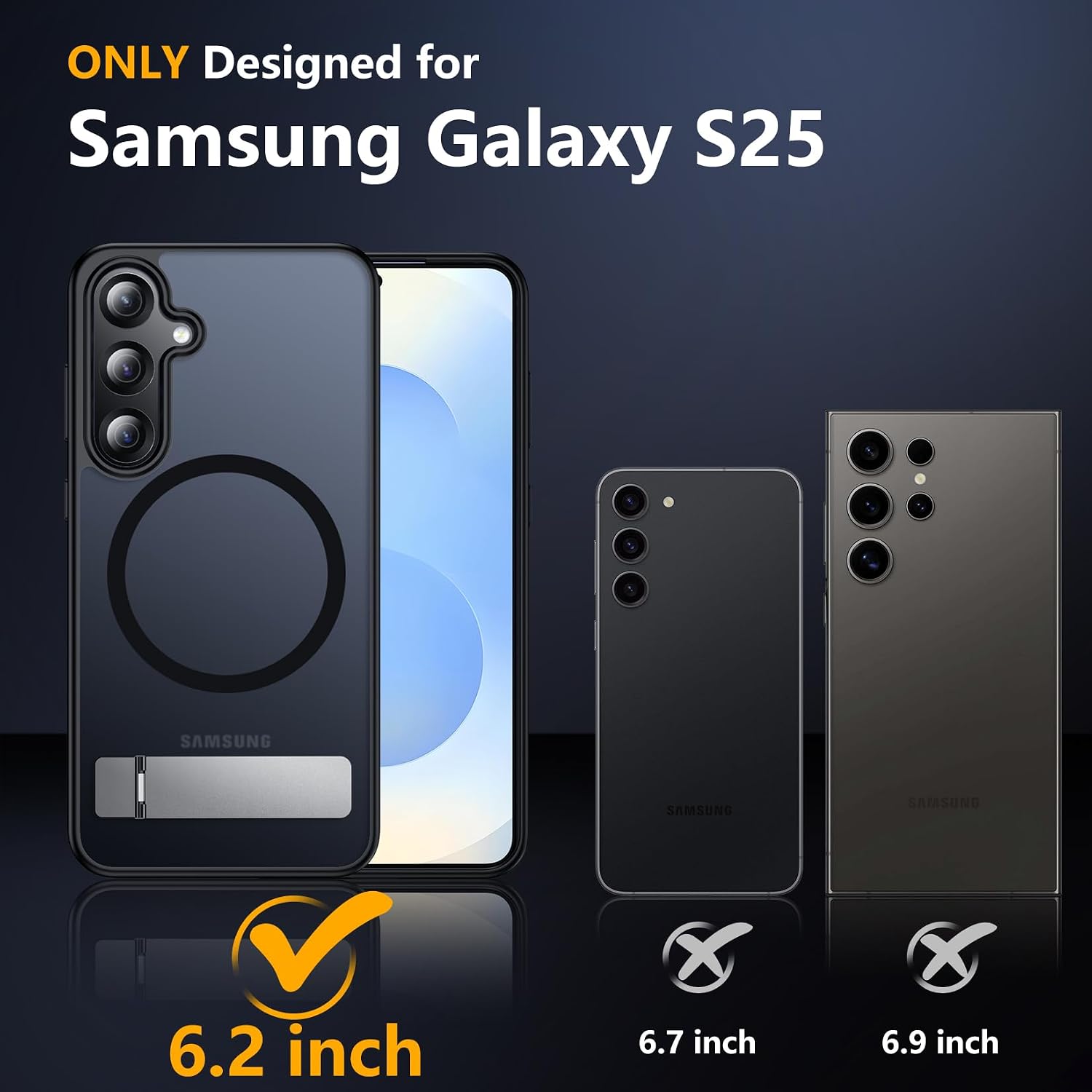 Detalle de SPIDERCASE phone case for Samsung Galaxy S25