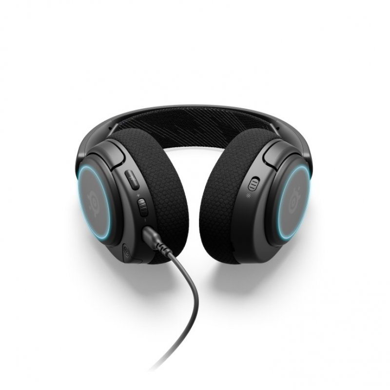 Detalle 2 de SteelSeries Arctis Nova 3 Auriculares gaming RGB negros