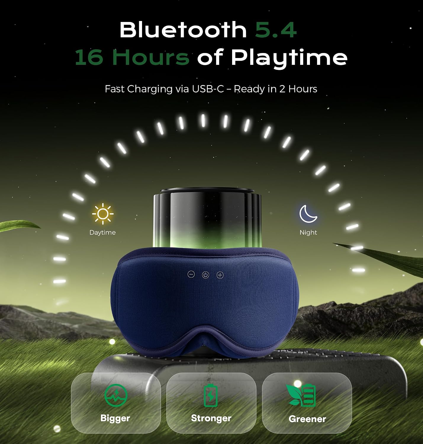 Thumbnail 4 de MUSICOZY Sleep Mask Headphones 16‑Hour