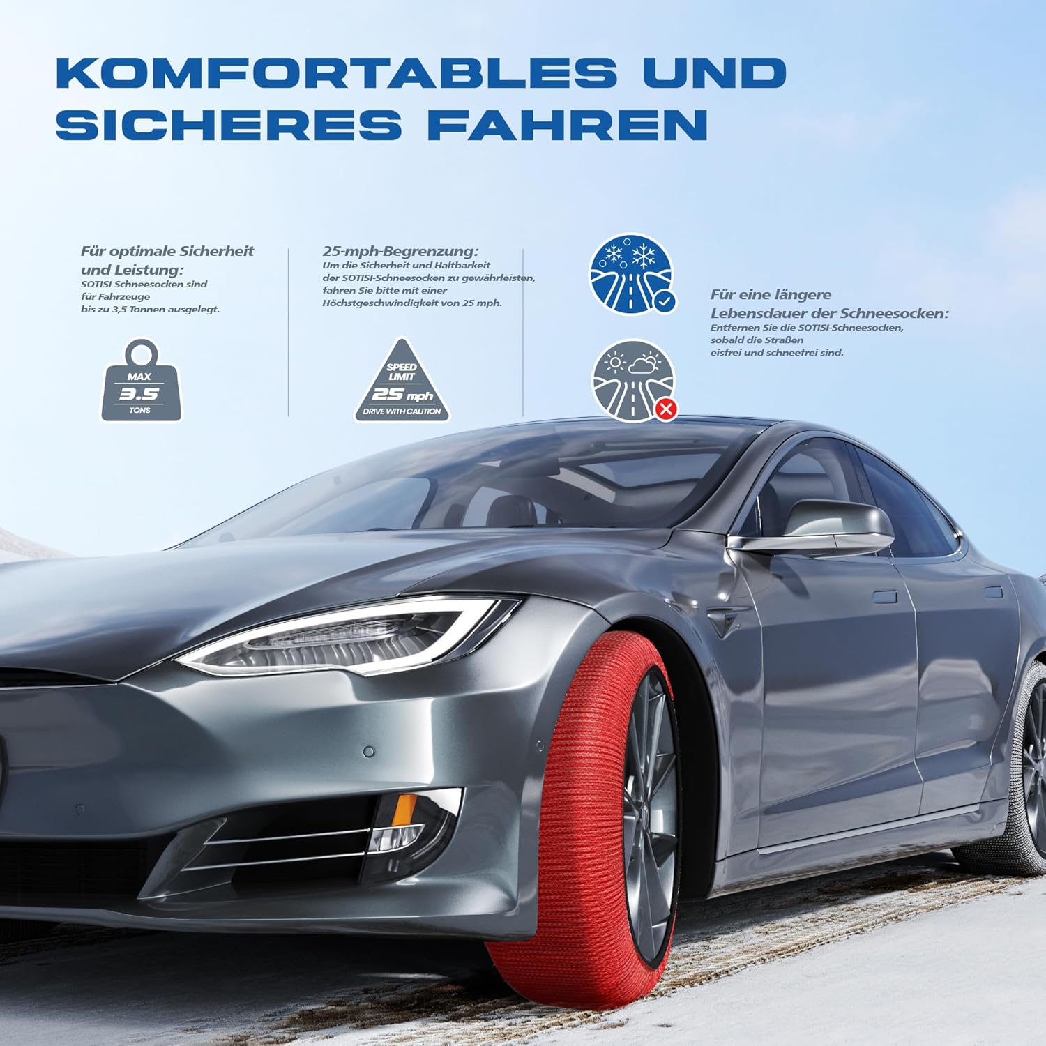 Thumbnail 6 de SOTISI Winterreifen Schneeketten XL 🚗