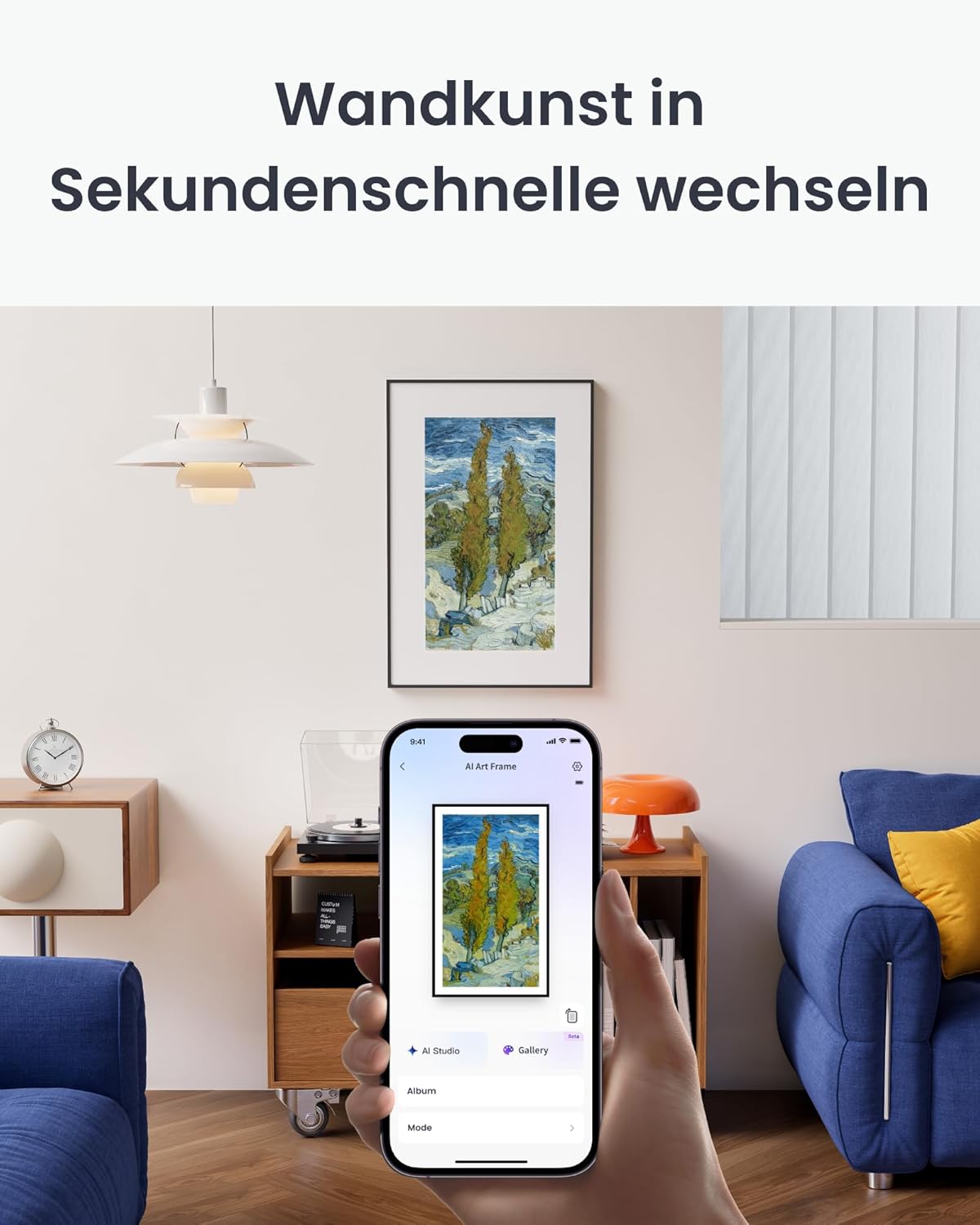 Thumbnail 4 de SwitchBot KI Art Frame 13,3 Zoll digitaler Bilderrahmen
