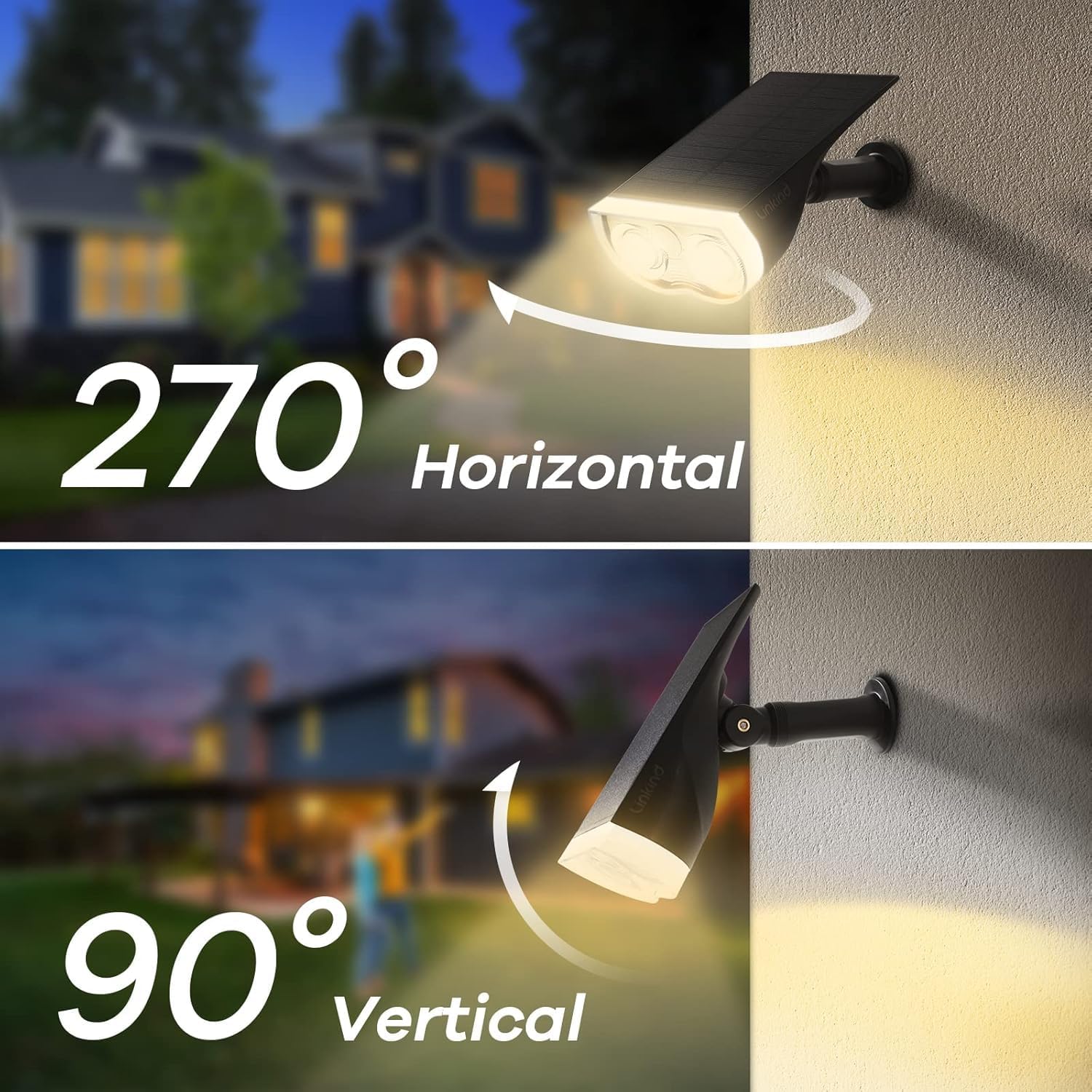 Thumbnail 6 de Linkind Lampe solaire StarRay 1000Lm détecteur 4pcs