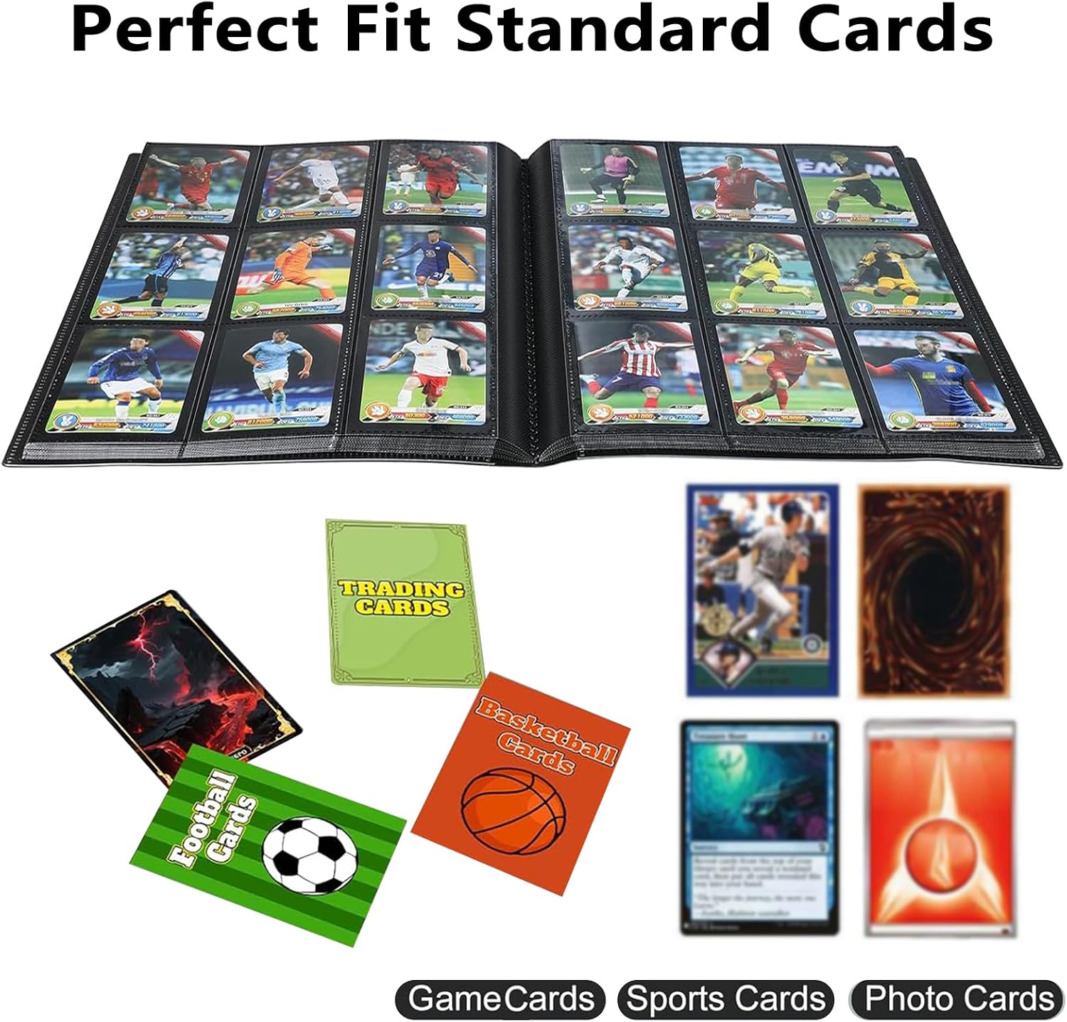 Thumbnail 3 de AMSGANK Trading Card Binder, 540-card capacity