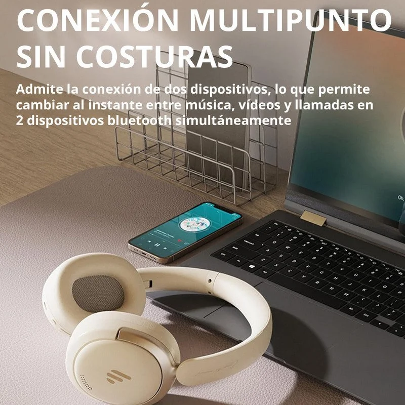 Thumbnail 2 de Edifier Atom Max Auriculares Bluetooth ANC negros