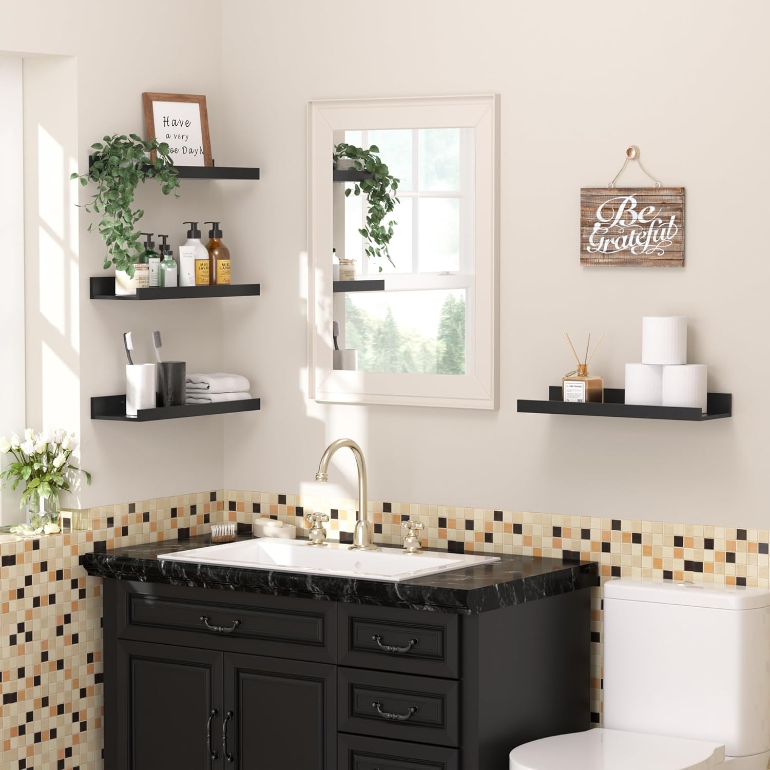 Detalle 2 de upsimples Floating Shelves Set of 6 31in