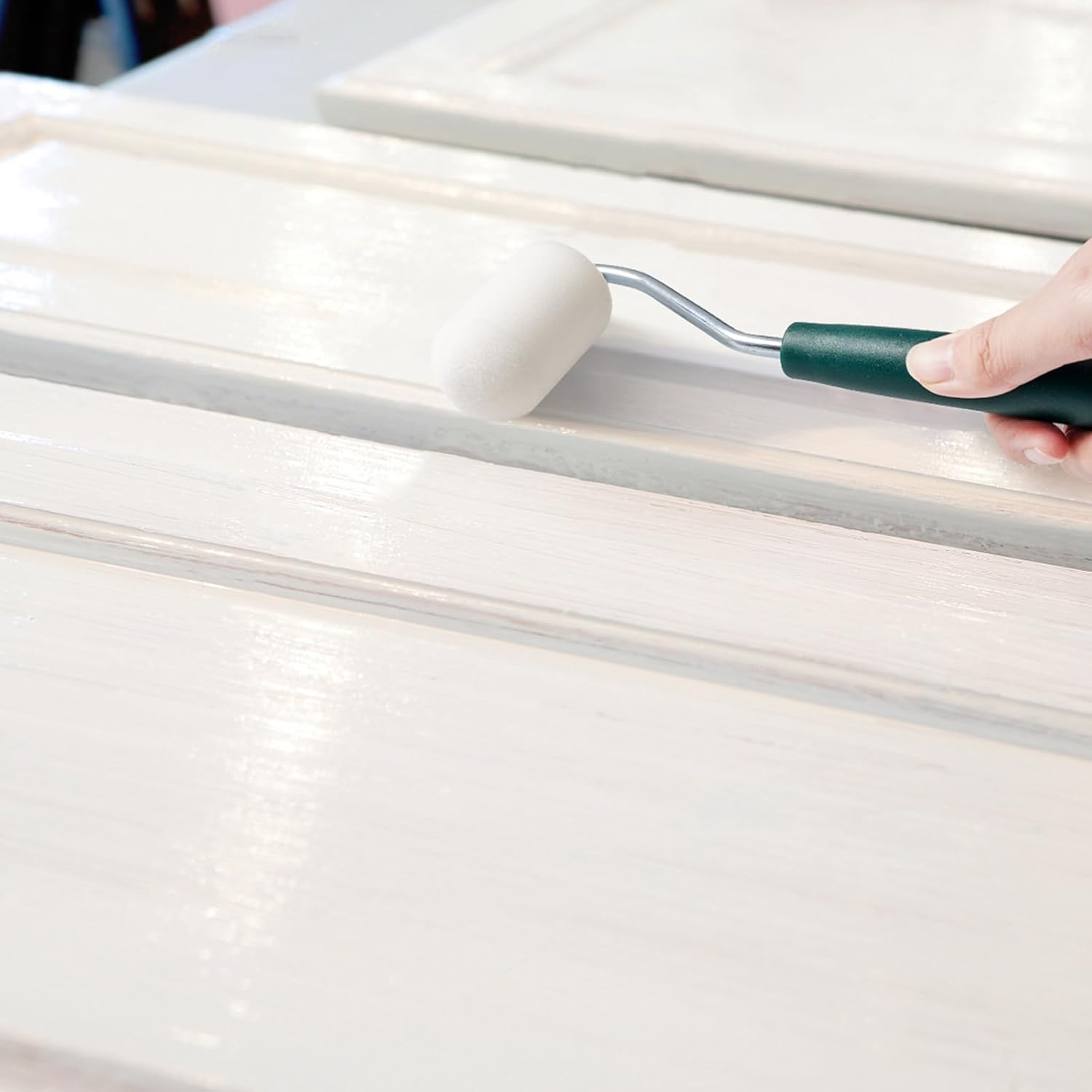 Detalle de Mister Rui Mini Paint Rollers: 2-Inch Set for Narrow and Hard-to-Reach Spaces