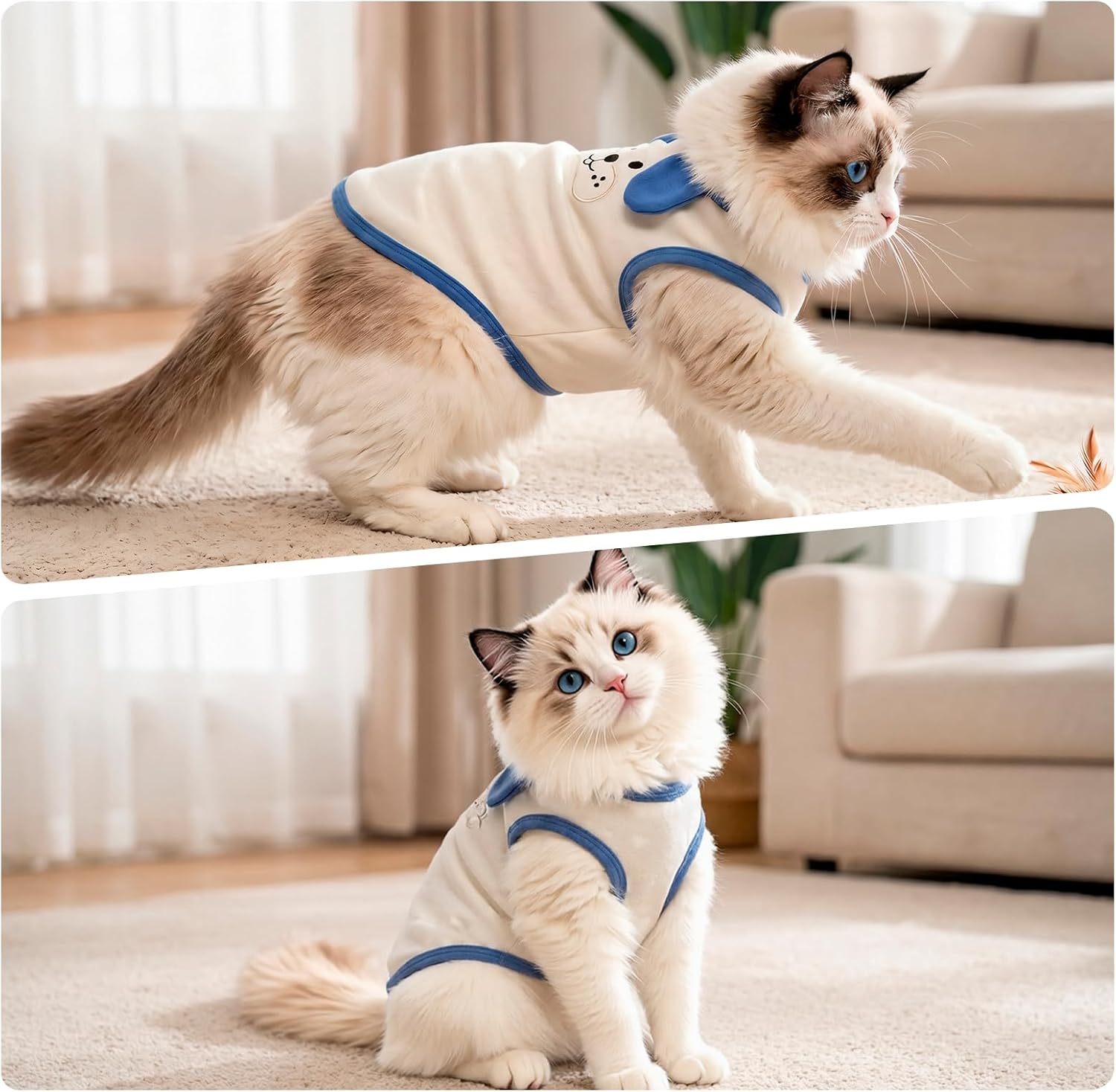 Thumbnail 6 de MAQILO Cat Shirt, Large