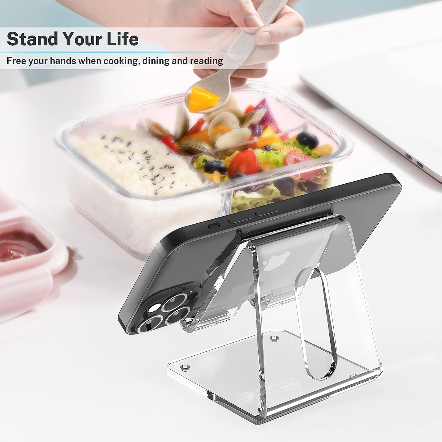 Detalle 2 de Crpich Acrylic Cell Phone Stand 2-pack