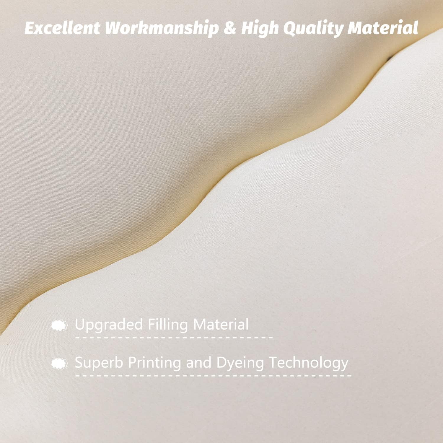 Thumbnail 4 de MAXYOYO 2502-(series) Queen Floor Futon, 4-Inch Foldable Mattress, Off-White