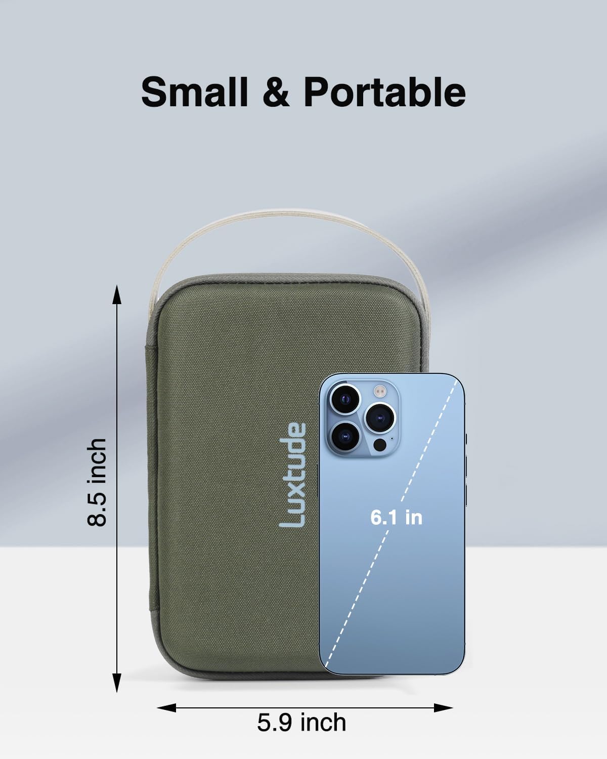 Detalle de Luxtude EVA Large Travel Electronics Case – a practical organiser for on the go