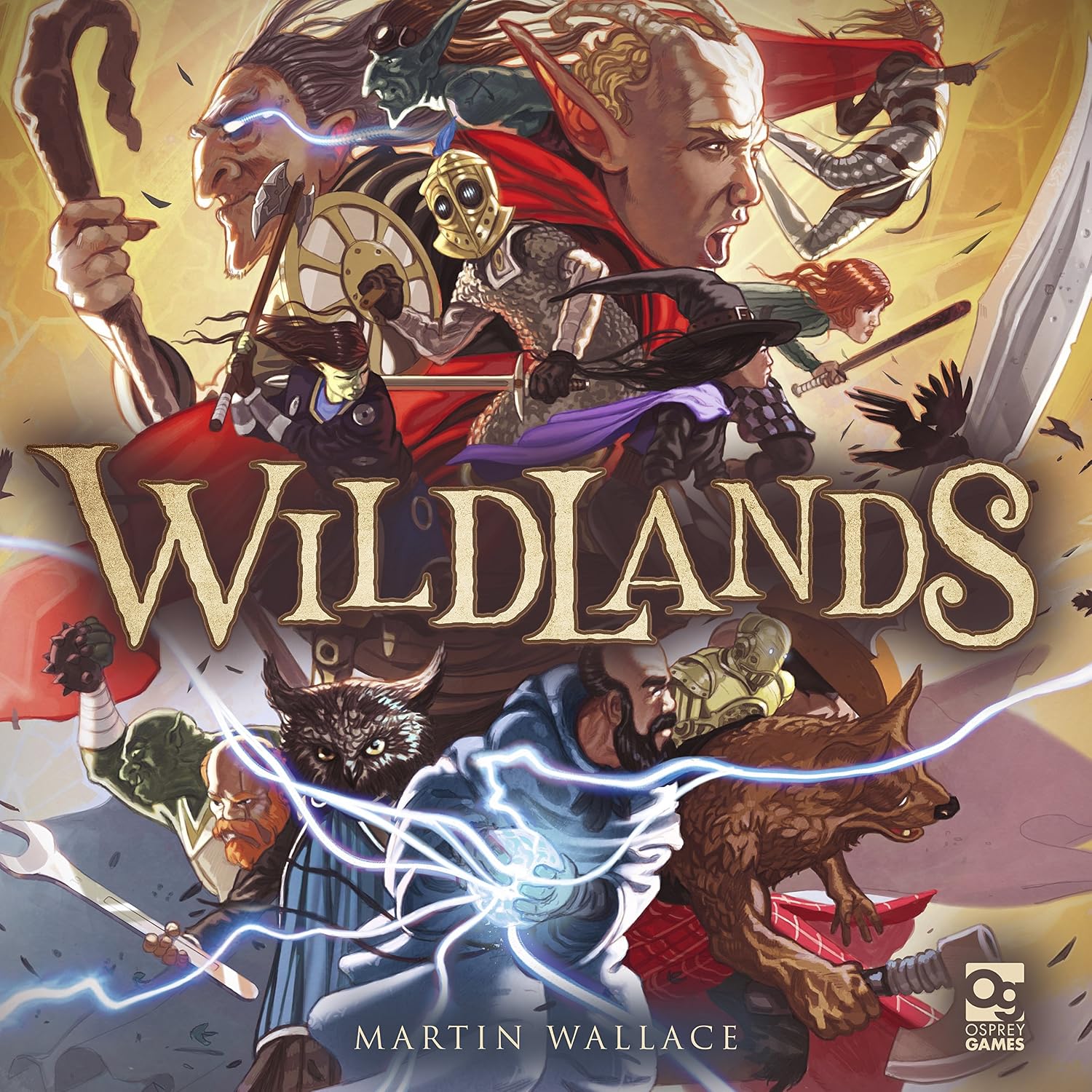 Detalle de Osprey Games Wildlands: Scoundrels & Scavengers, Four-player Core Set ボードゲーム 2~4人用