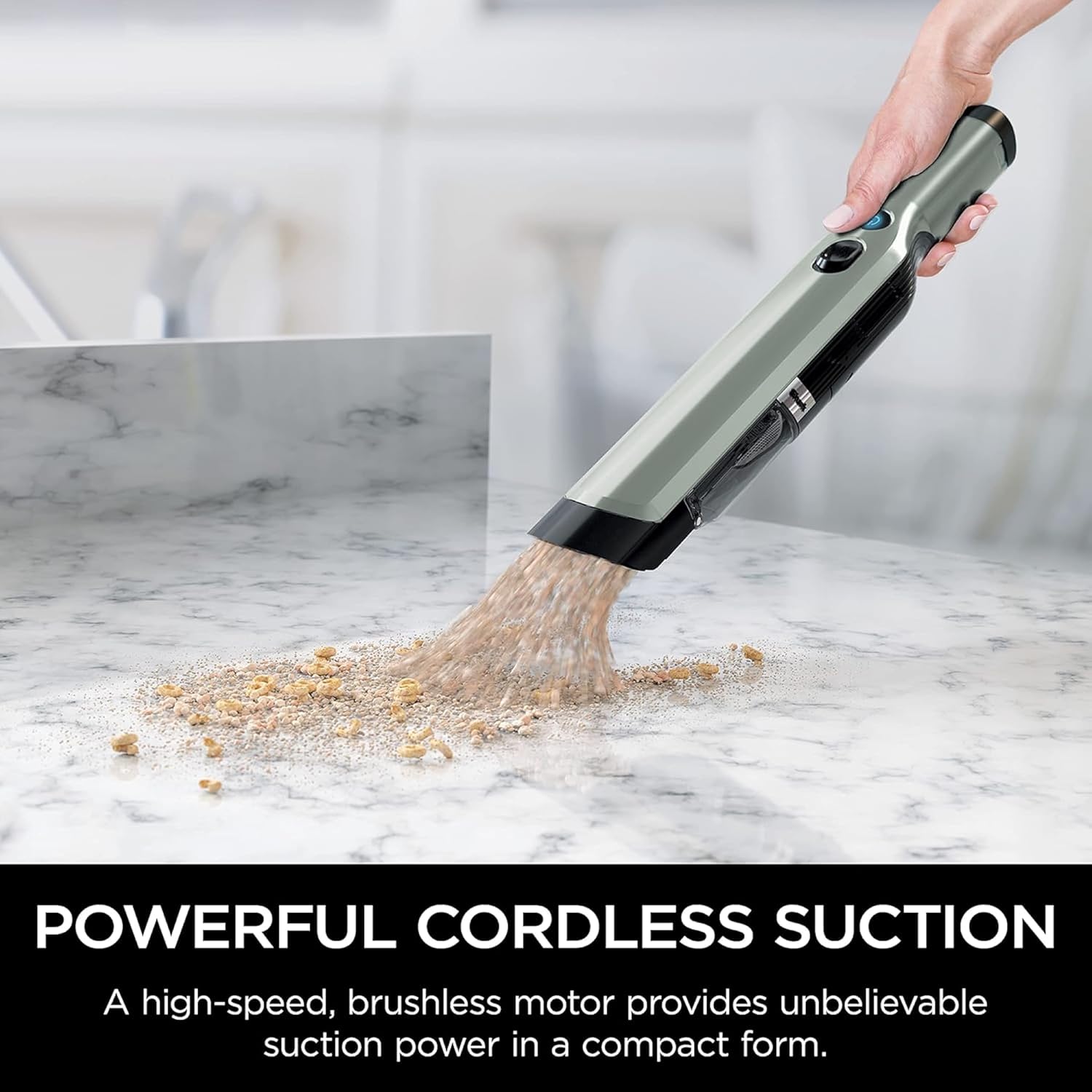 Detalle de Shark WANDVAC WV200C Handheld Vacuum, 1.4 lb, Crevice Tool and Charging Dock