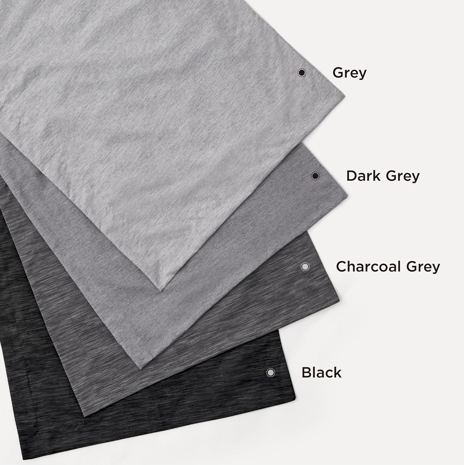 Thumbnail 6 de Bedsure Queen Comforter Set, Charcoal Melange Brushed Microfiber, 3-Piece