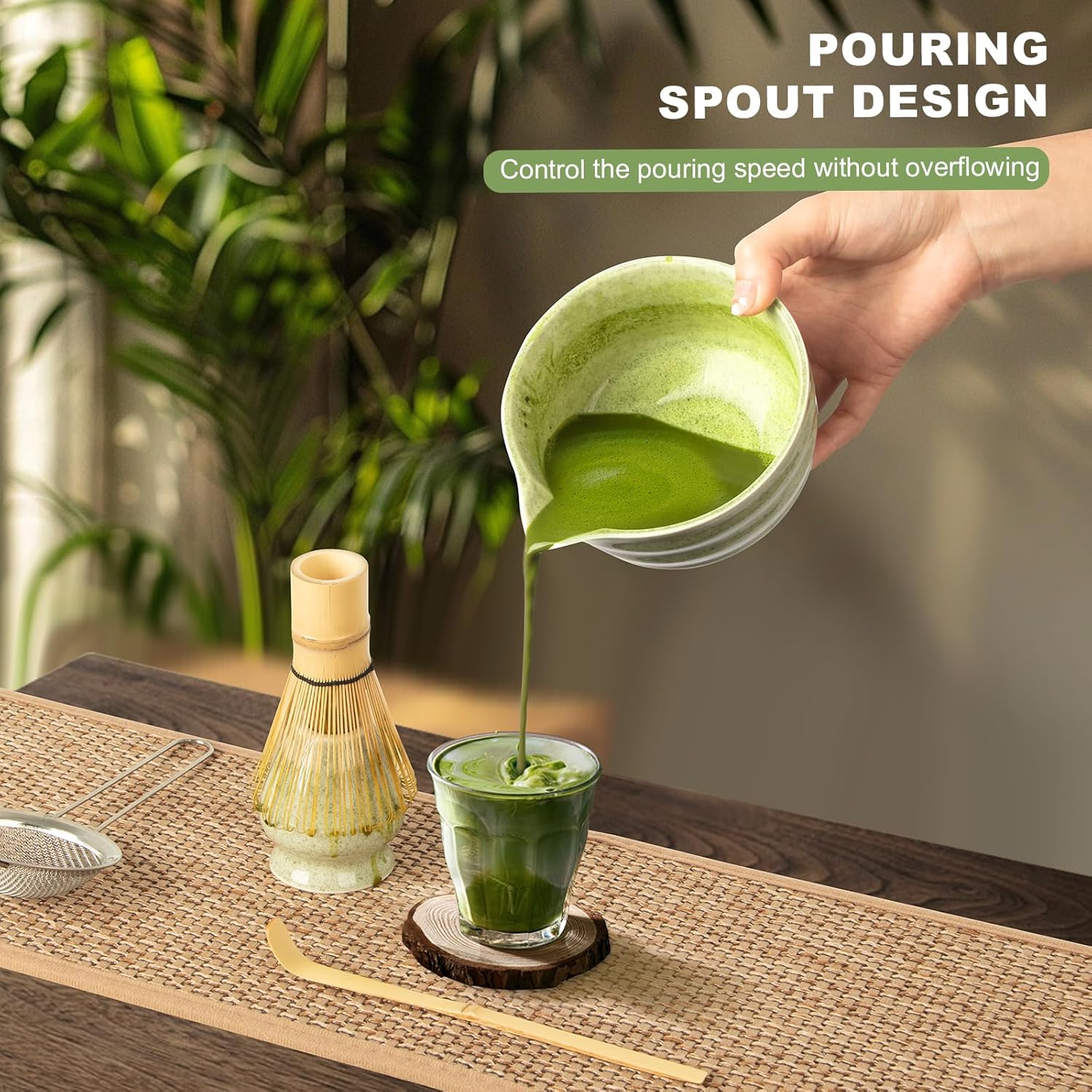 Thumbnail 4 de Dayacoco Matcha Whisk Set 500 ml bowl