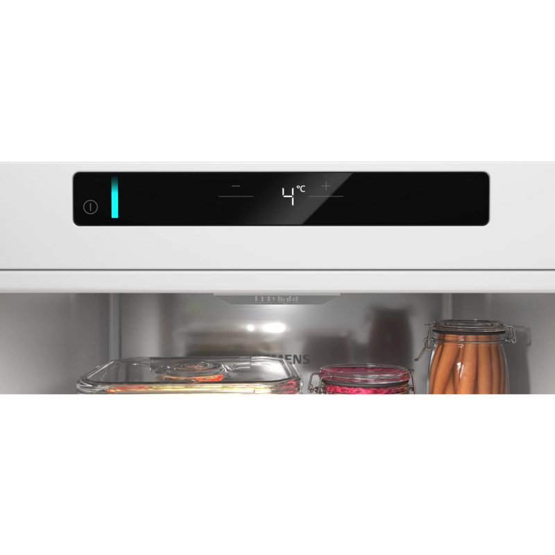 Detalle de Siemens KS36NVICG: Frigorífico combi Total No Frost de 186 cm, 402 L, acabado inox con WiFi